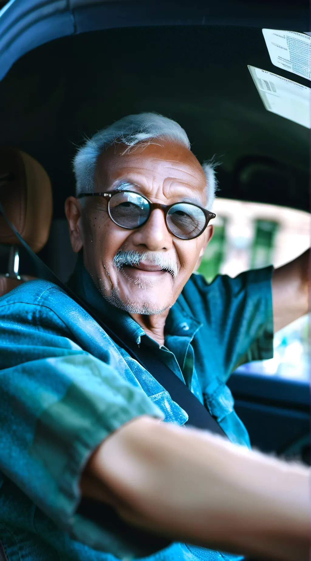 ai character: GRAMPA SLAY SLAY background