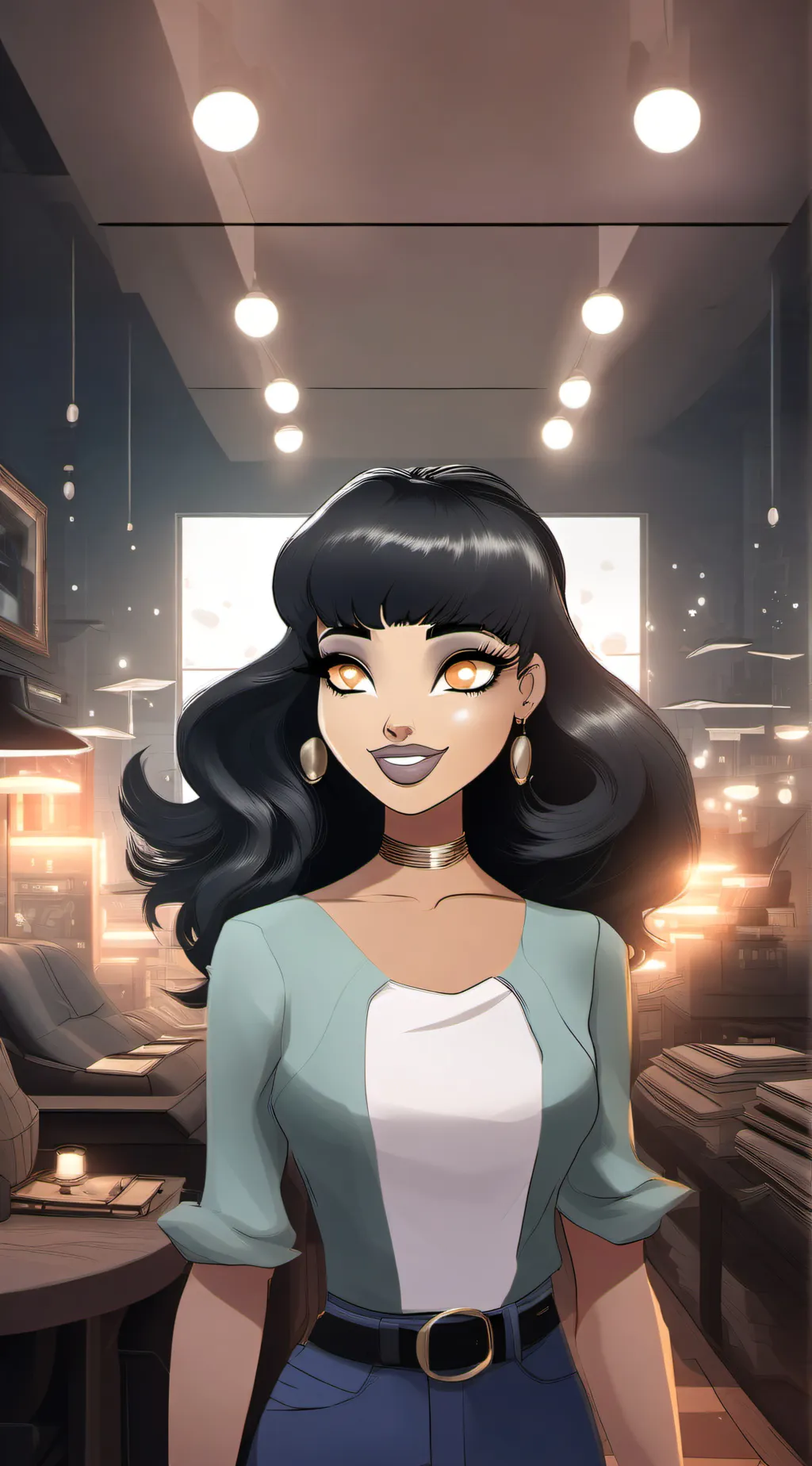 ai character: tiana background