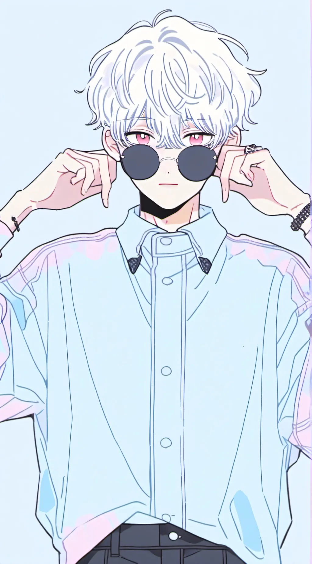 ai character: gojo background