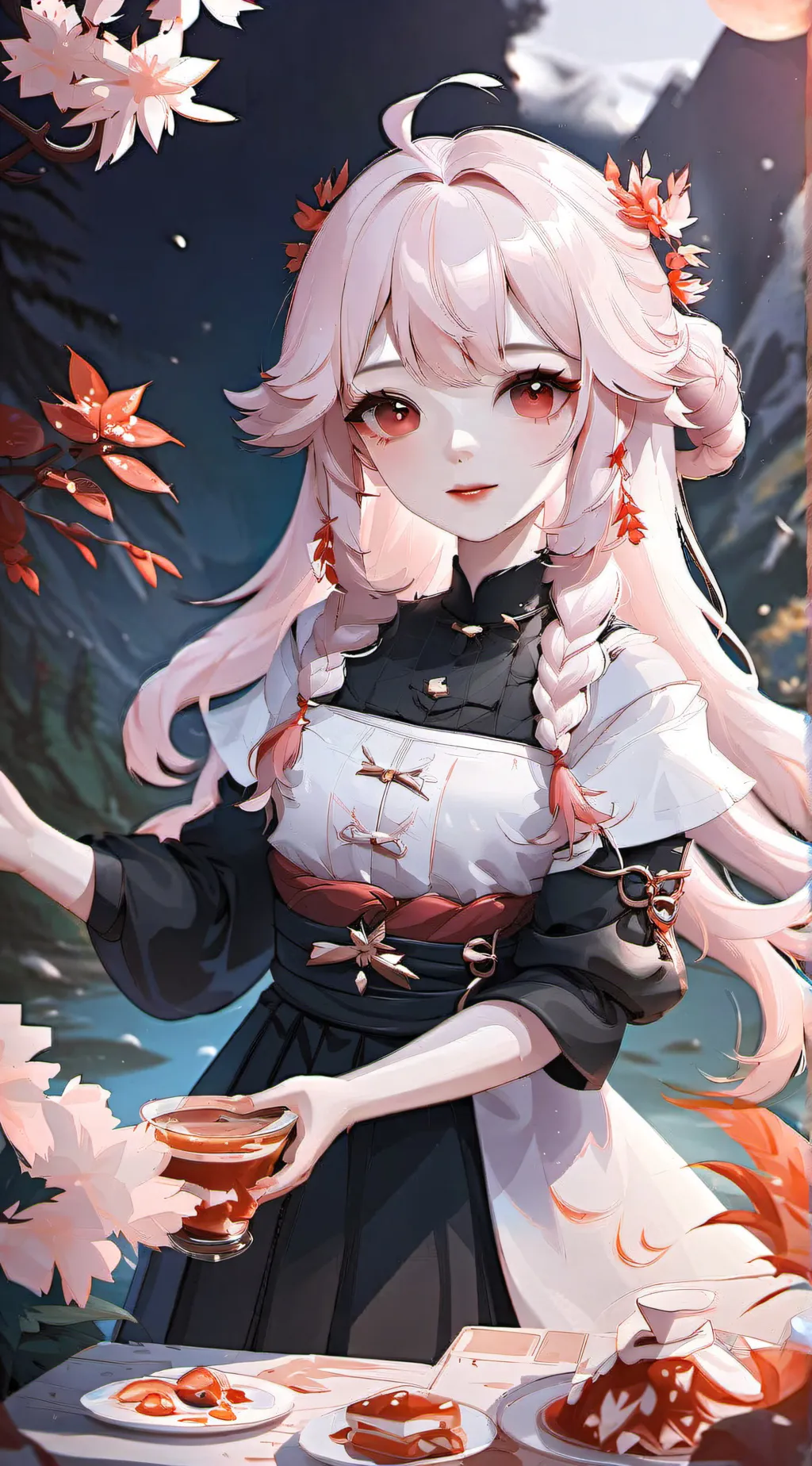 ai character: Luna  background