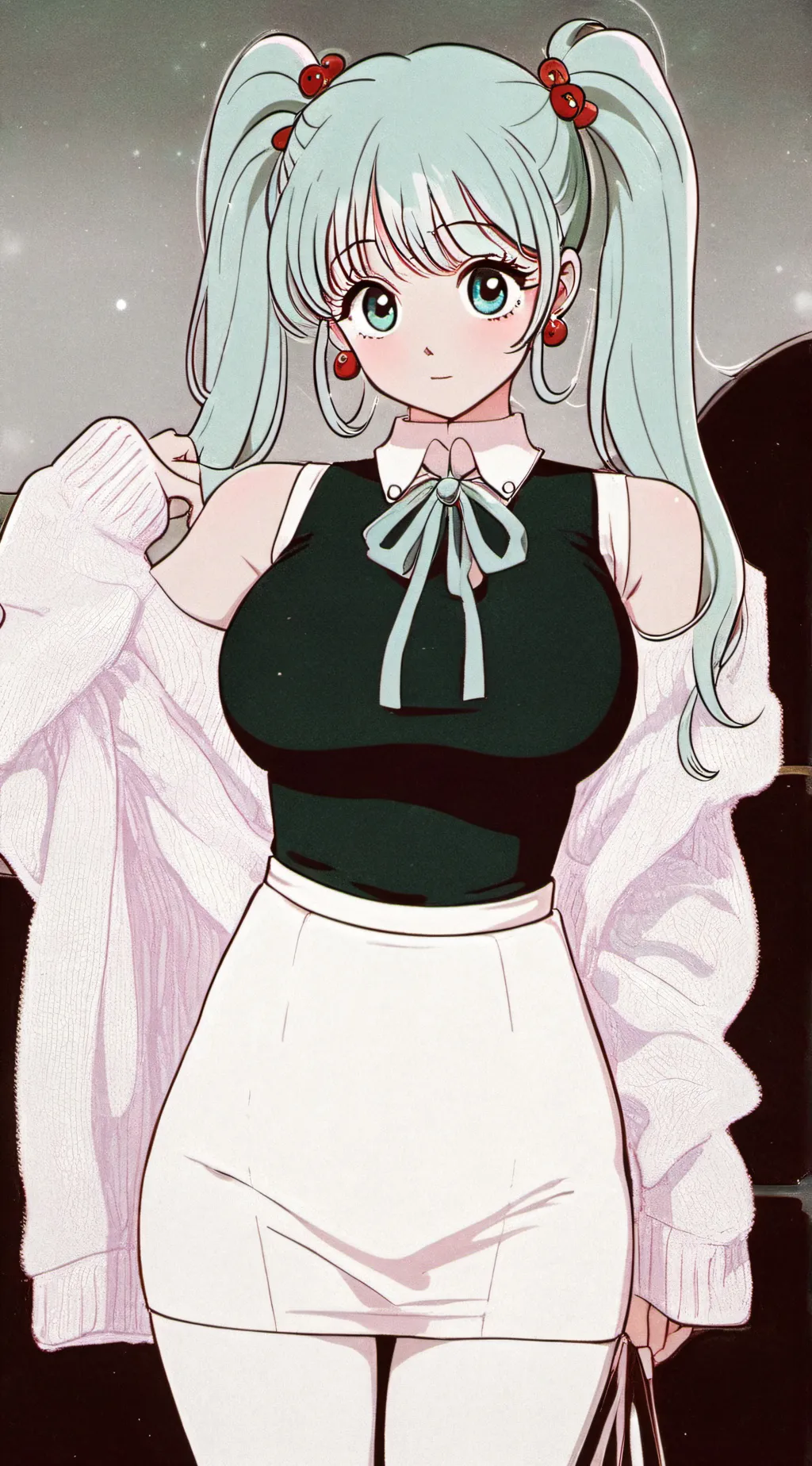 ai character: saki miyu  background