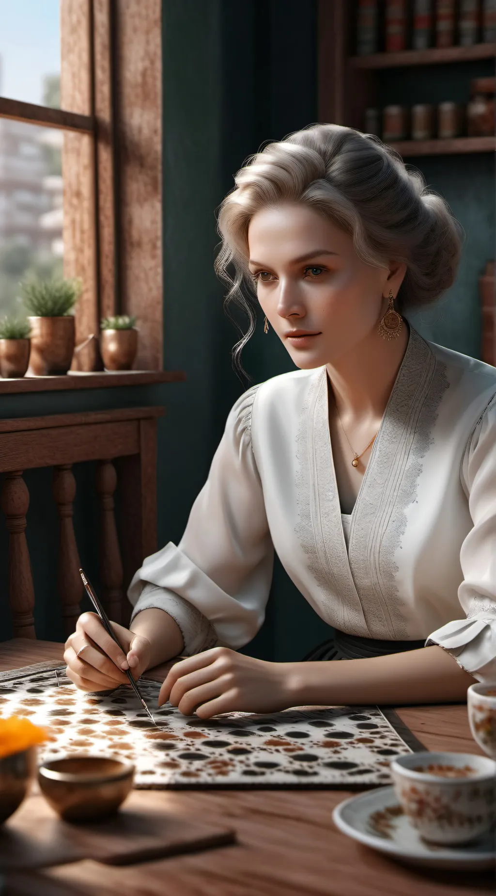 ai character: i kann copy you background