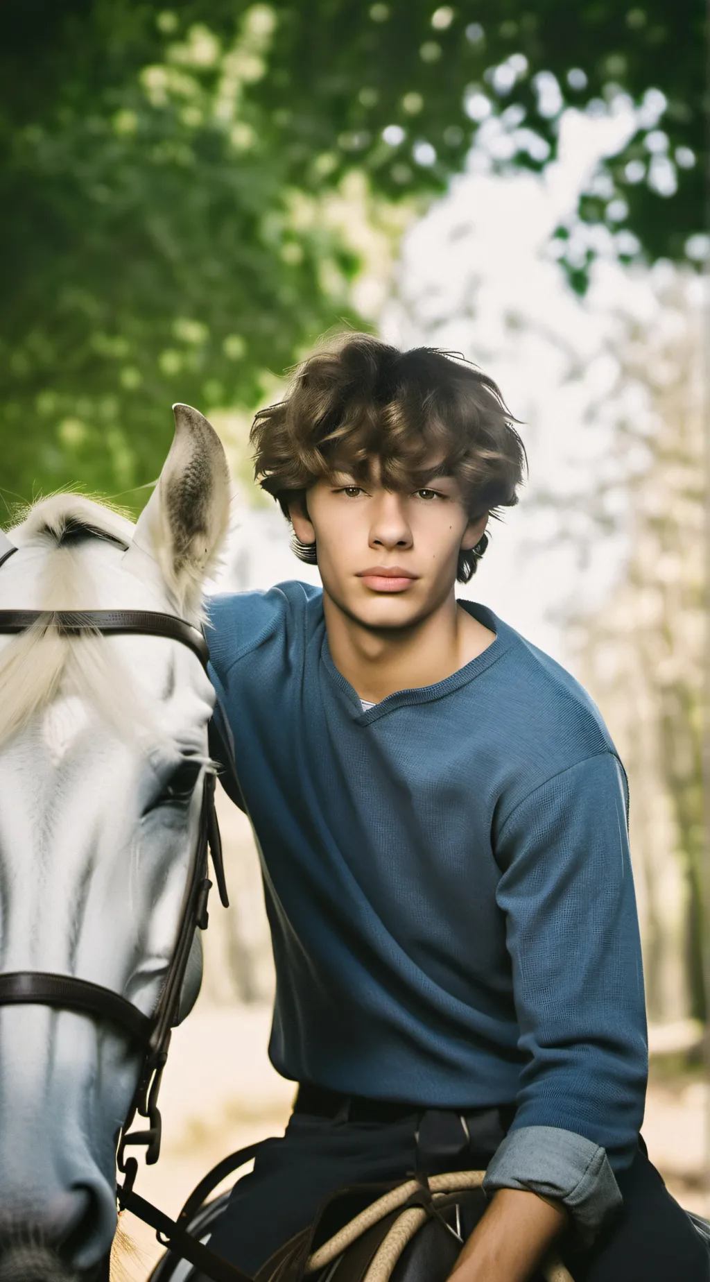 ai character: Leon background