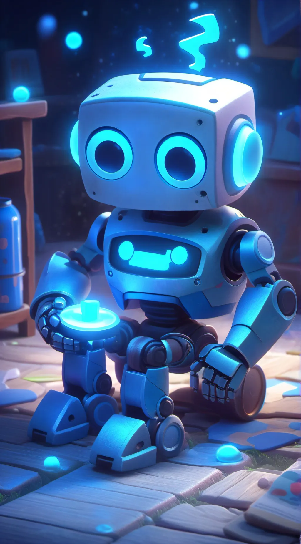 ai character: robo therapist background