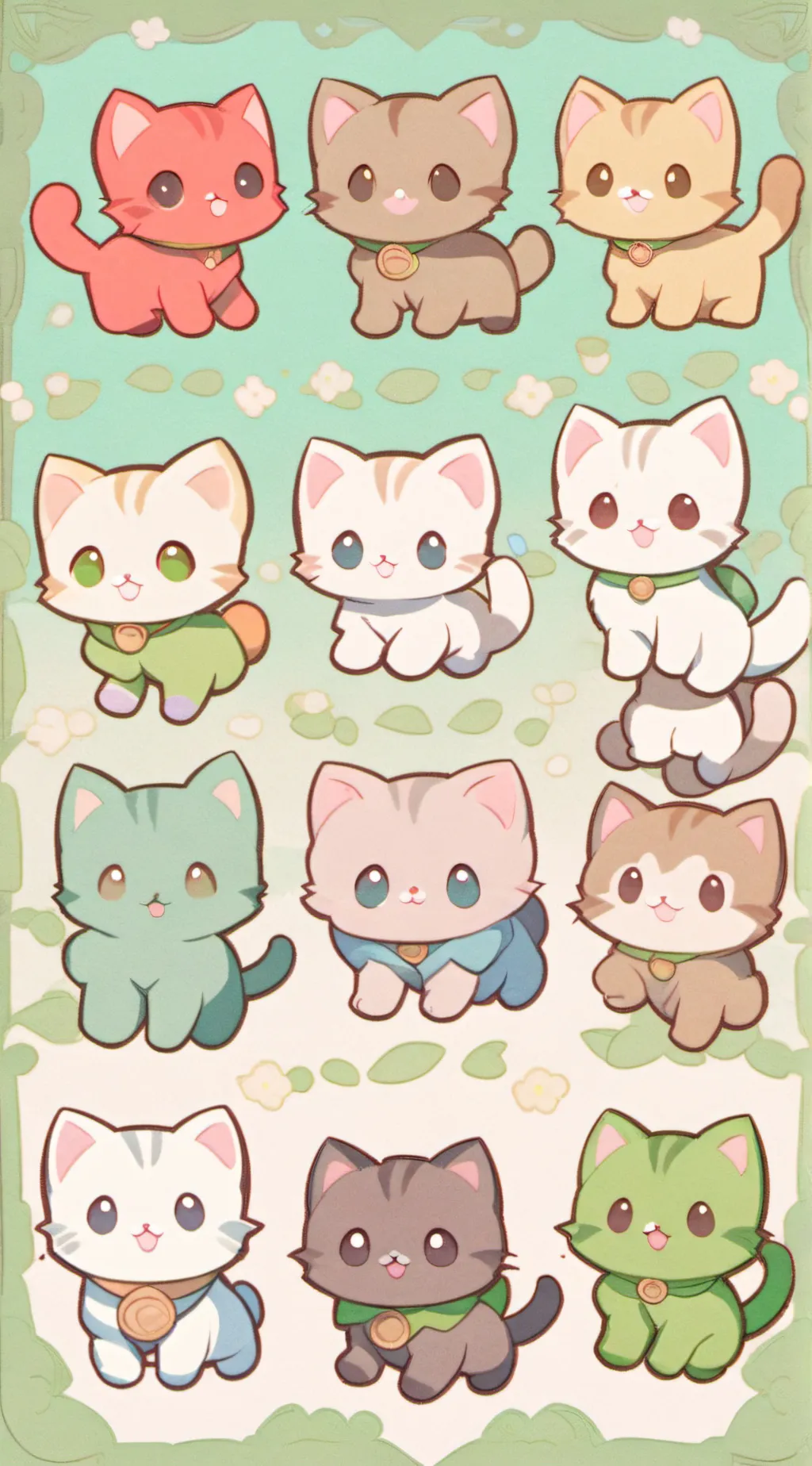 ai character: my cats 1Po background