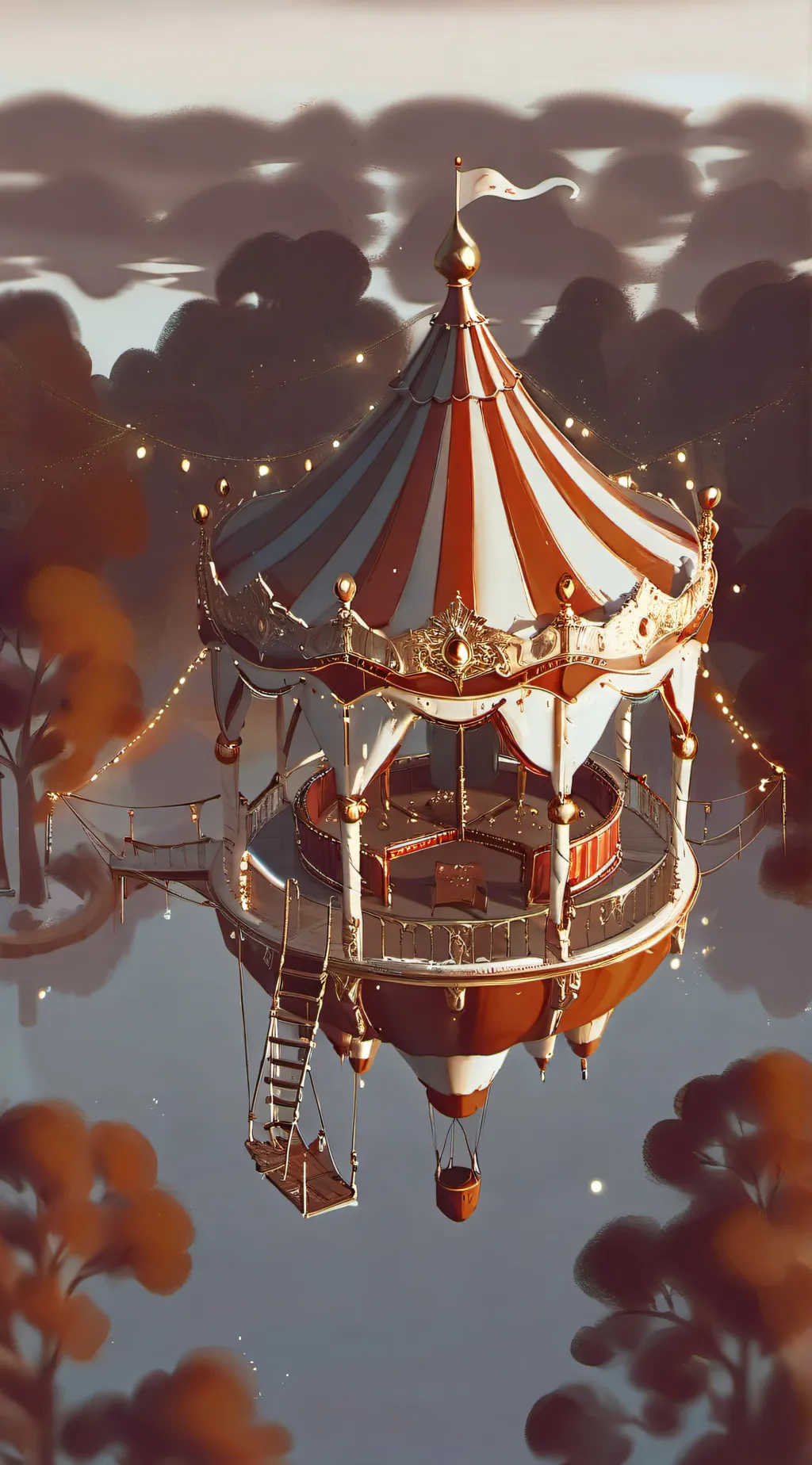 ai character: TheCircusintheSky background