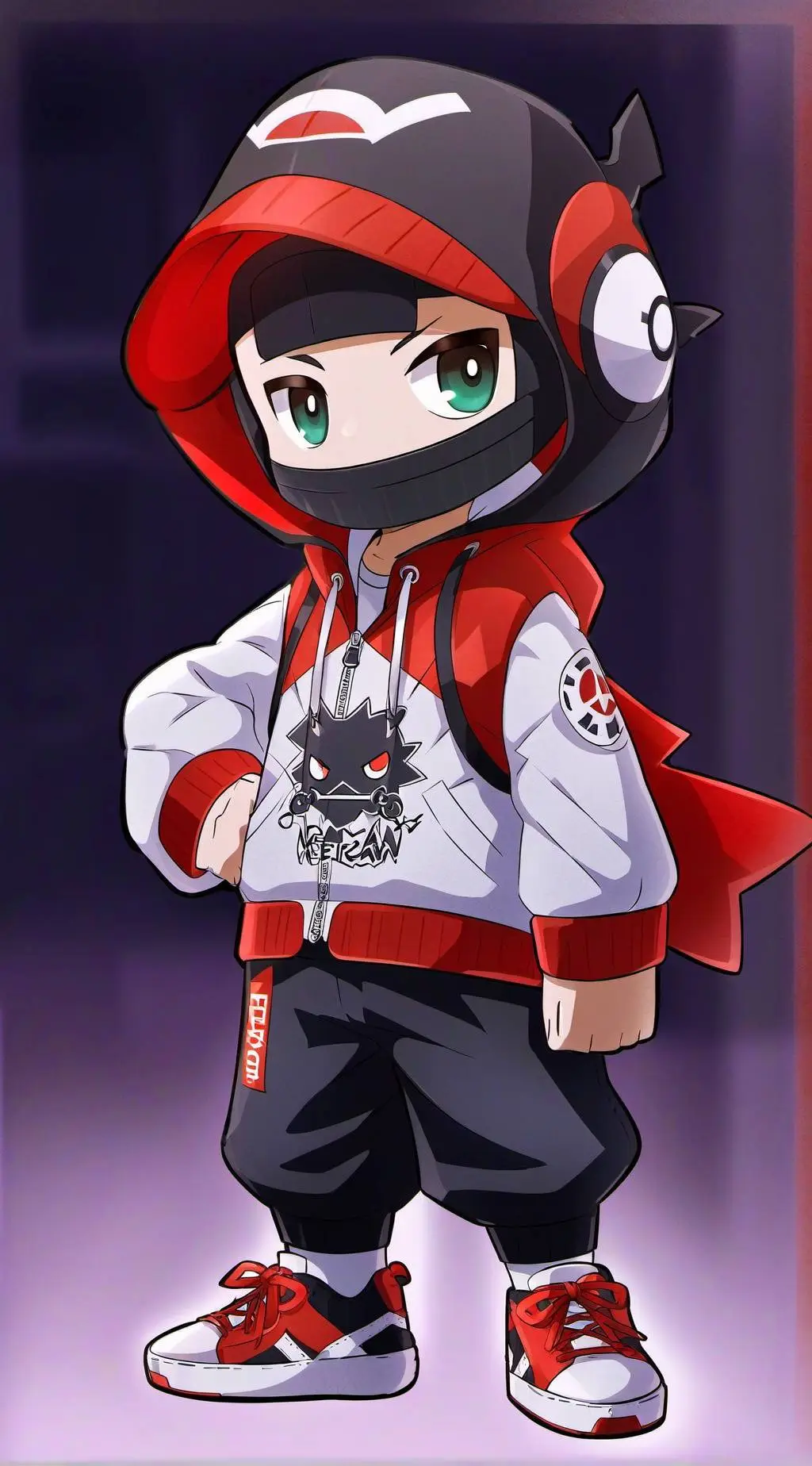 ai character: 熊孩子 background