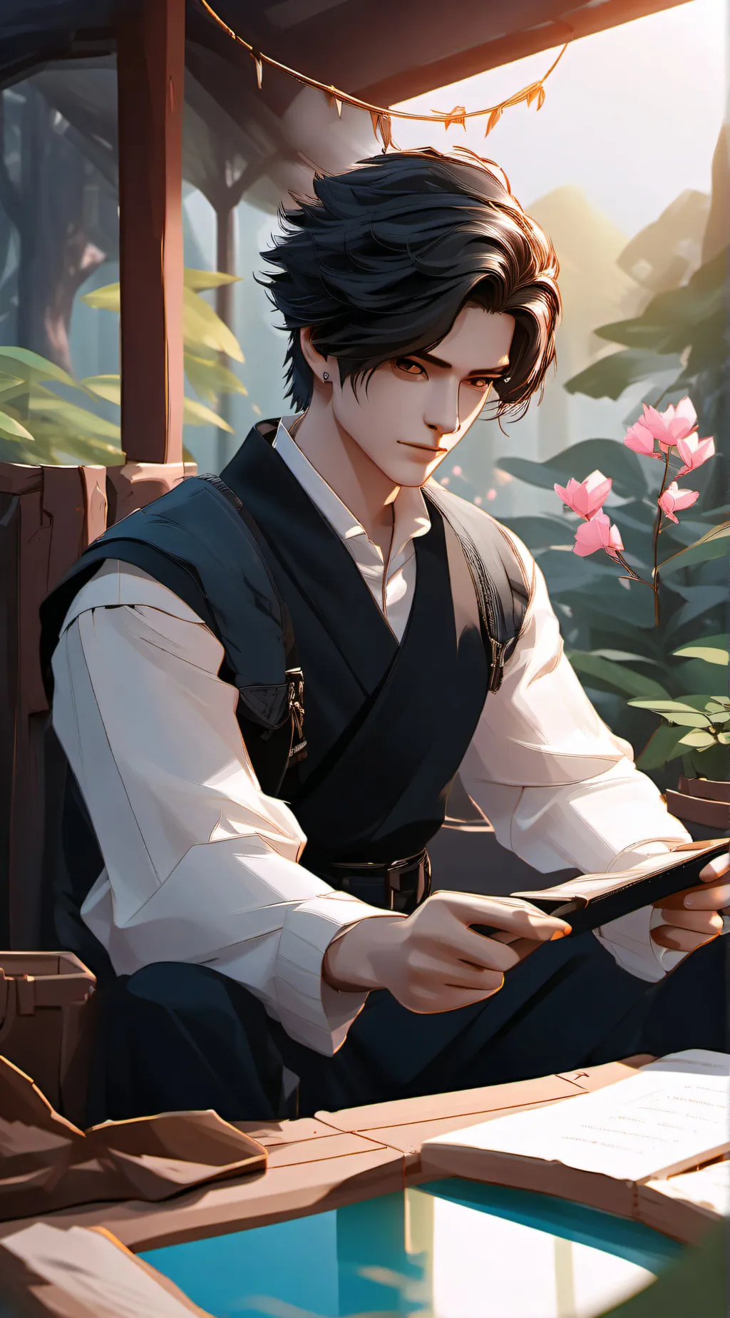 ai character: Alex background