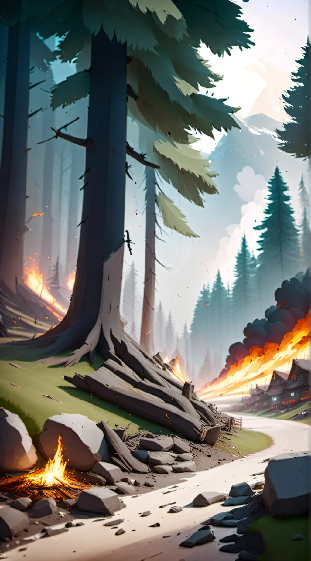 ai character: kyojoro rengoku  background