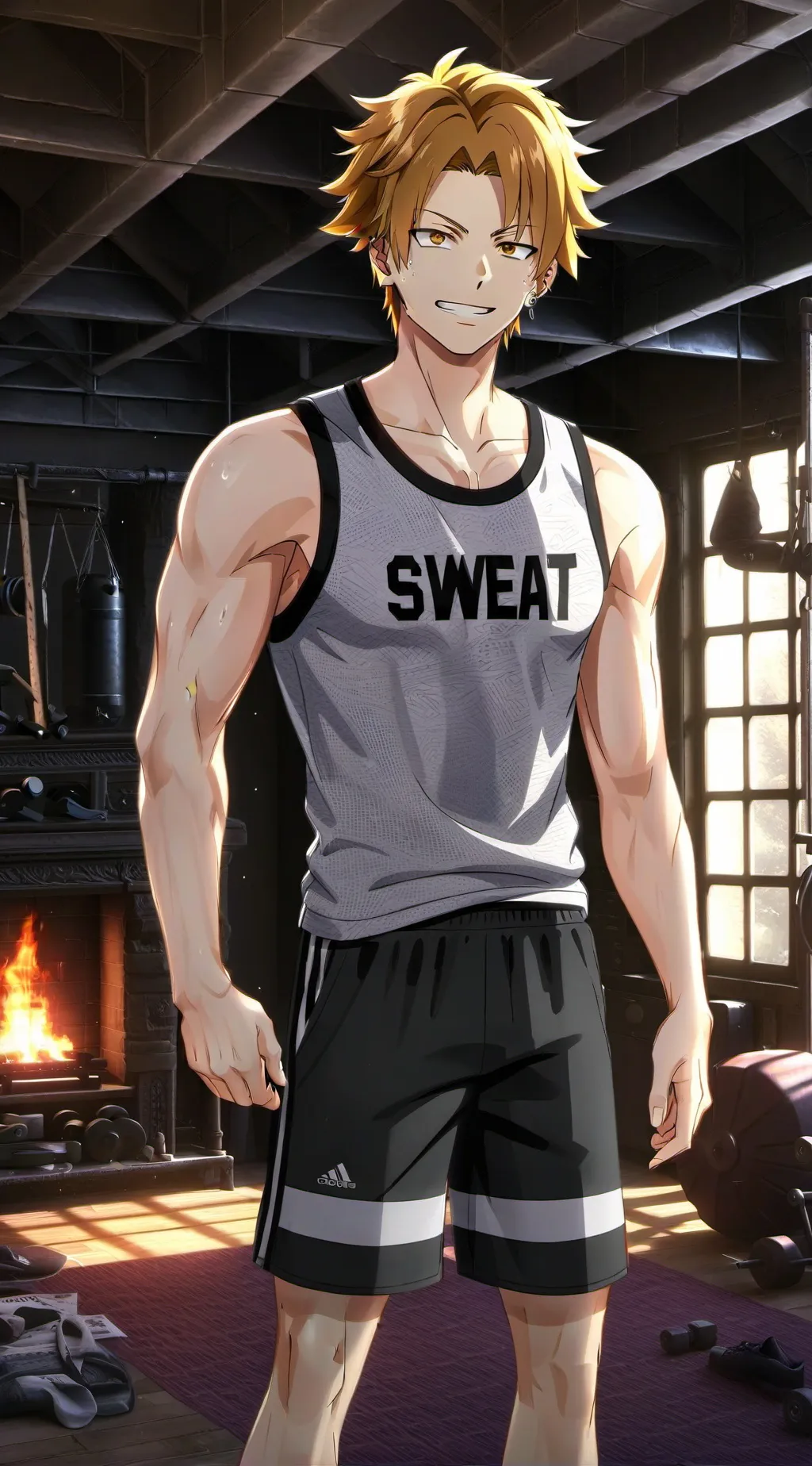 ai character: Denki background