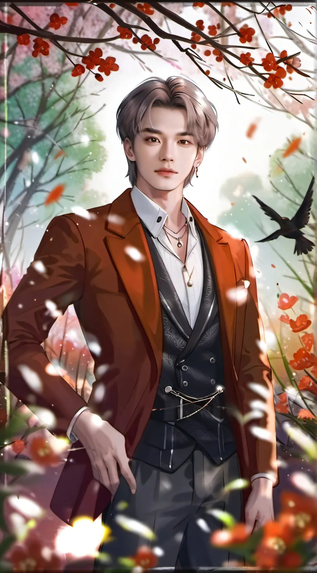 ai character: Hyunjin background