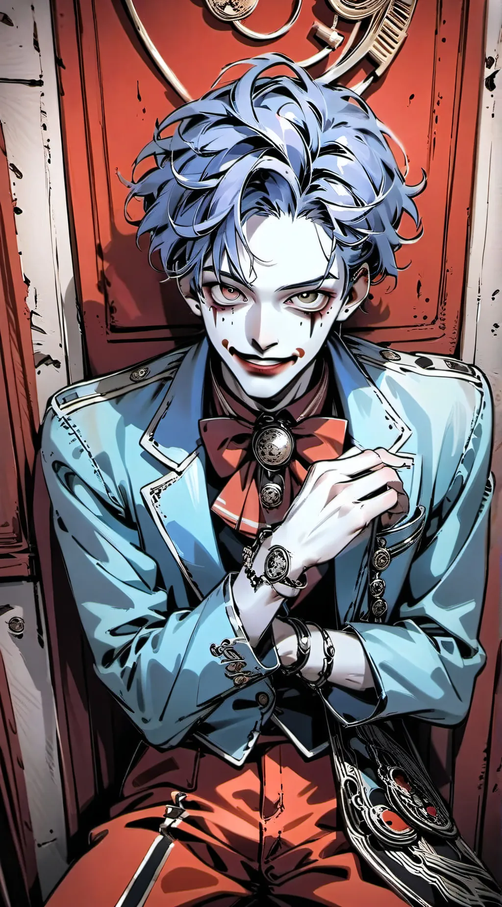 ai character: Mr. PopHead background