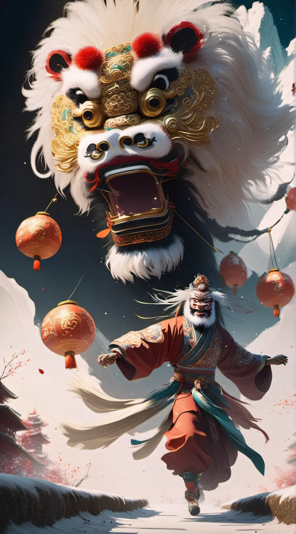 ai character: Packgods Dragon background