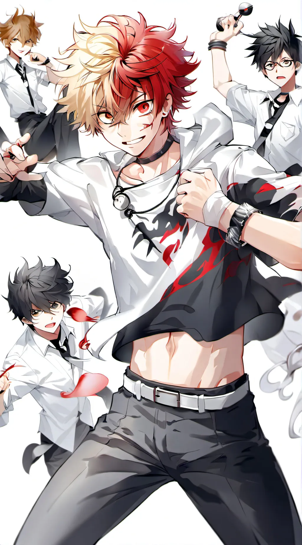 ai character: Your OC meets Mha  background