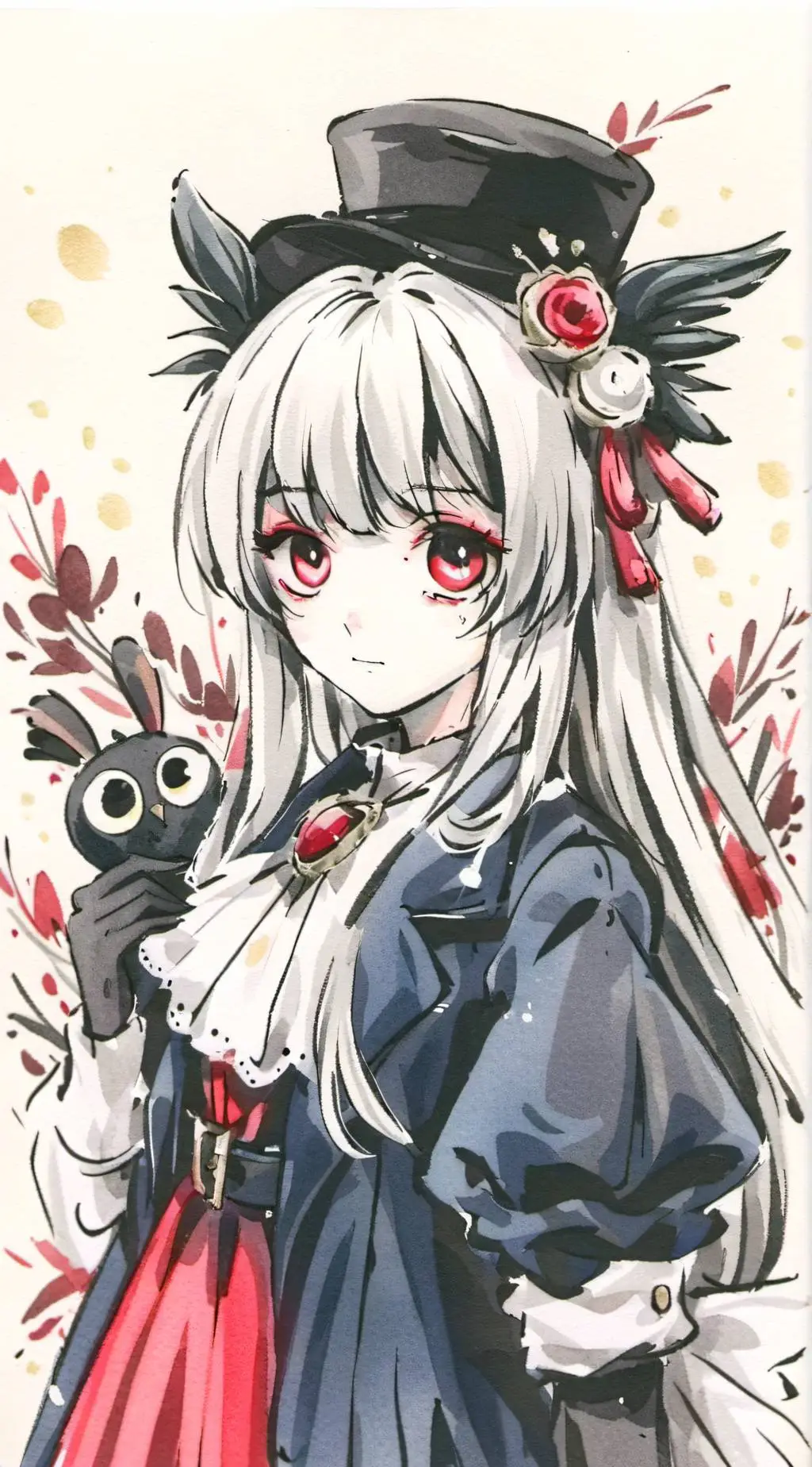 ai character: HH Emojis background