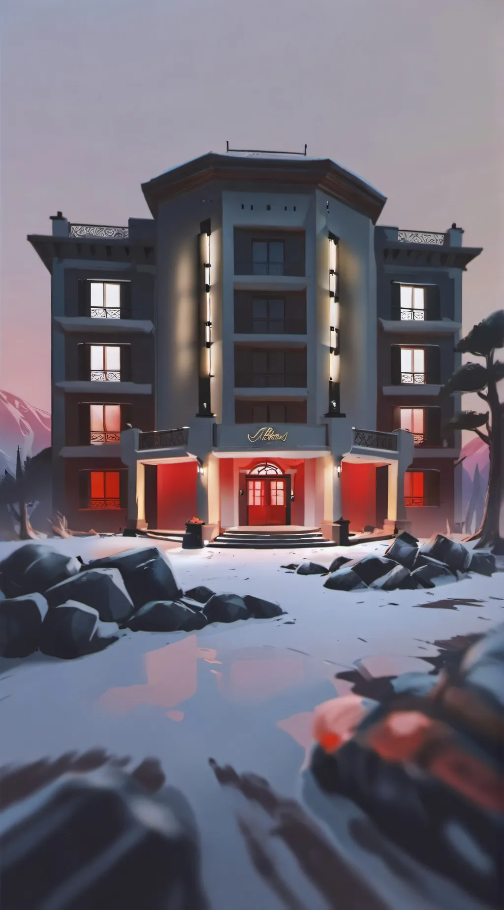 ai character: HH background