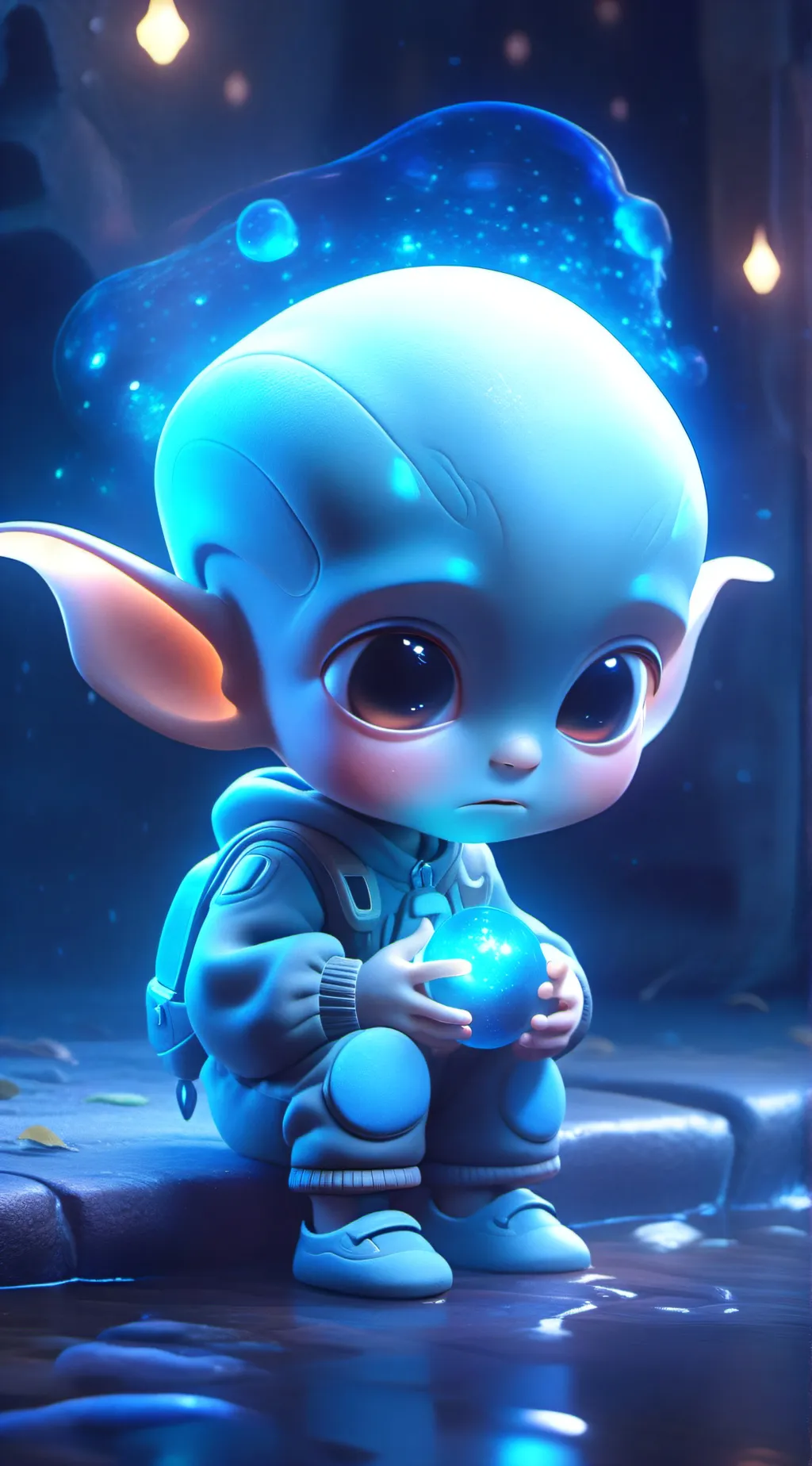 ai character: Baby Nox background