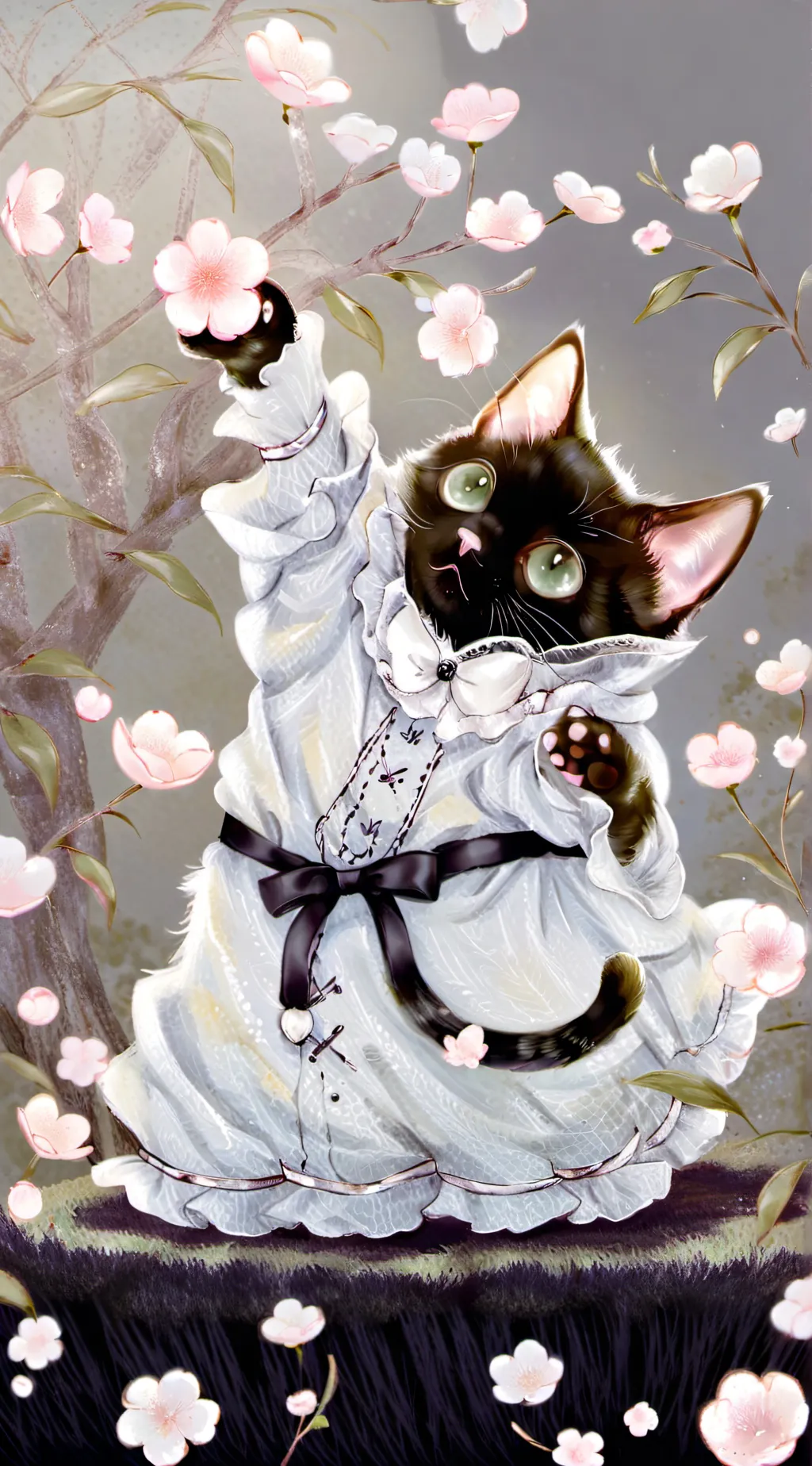 ai character: cat background