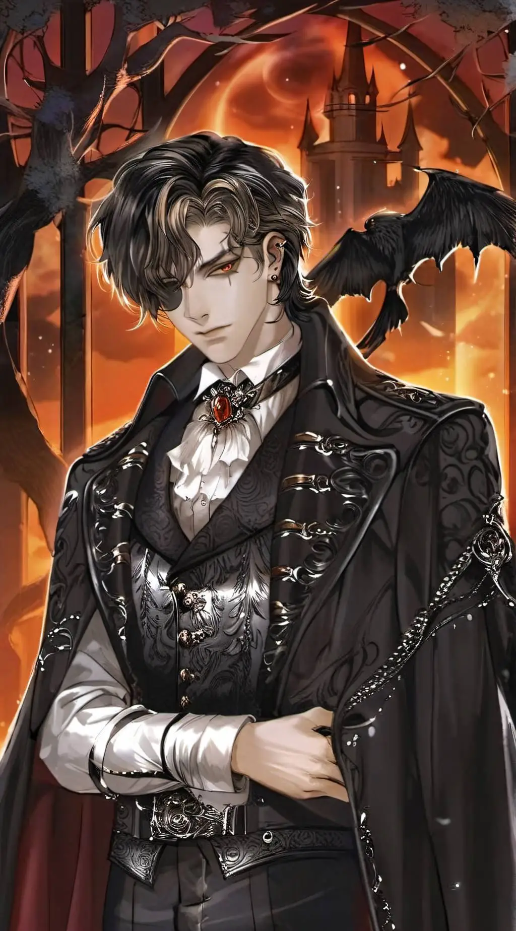 ai character: 🥀🦇Ace🦇🥀 background