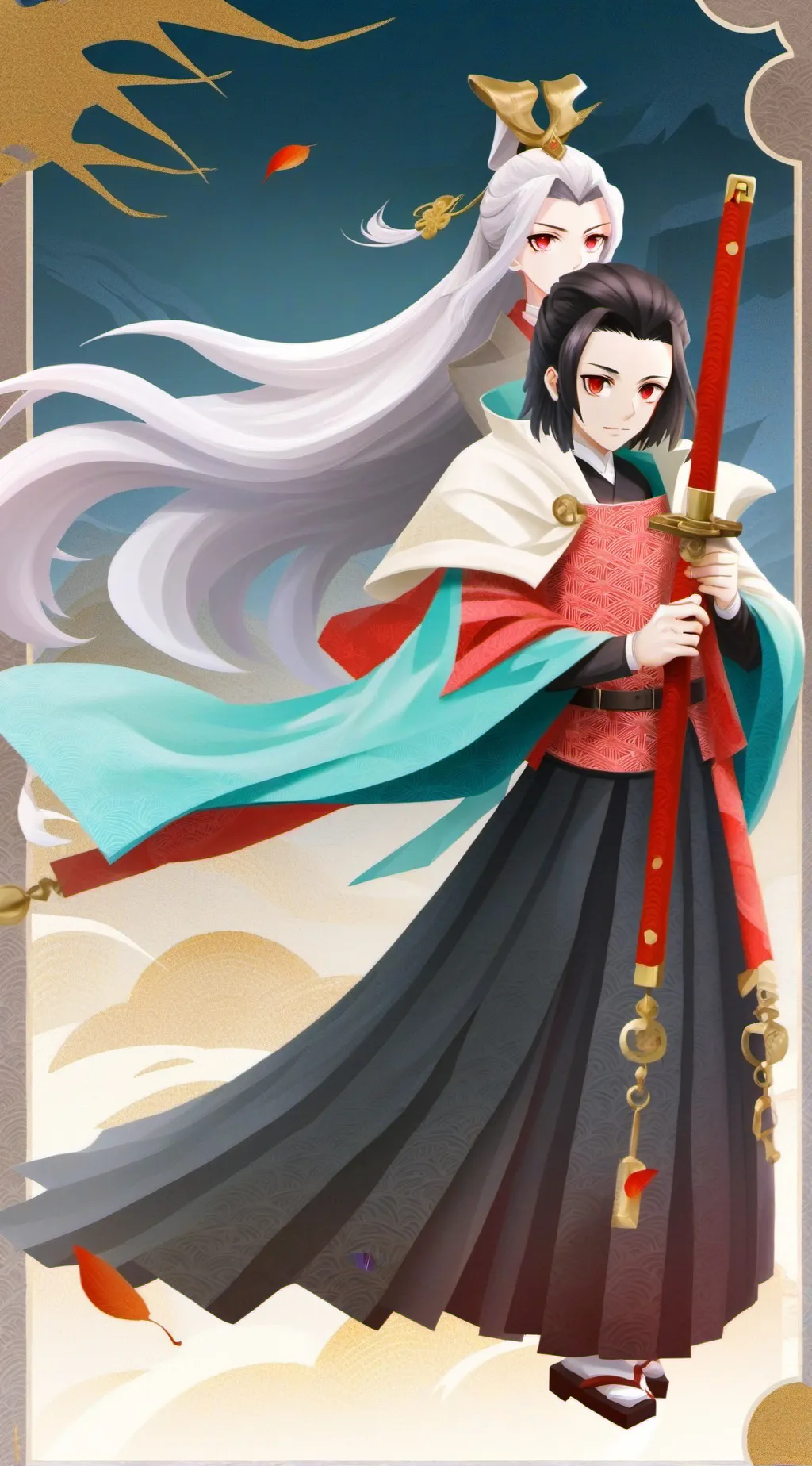 ai character: Aoi x inosuke  background