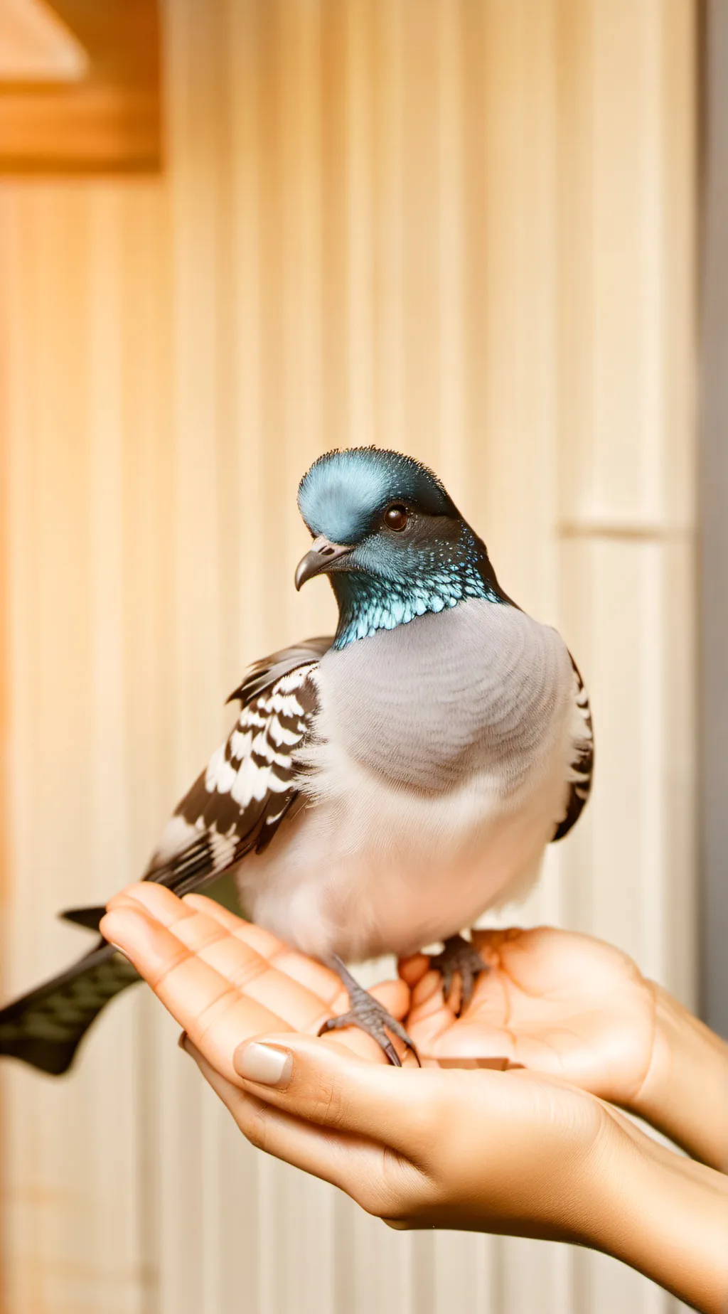 ai character: piegon background