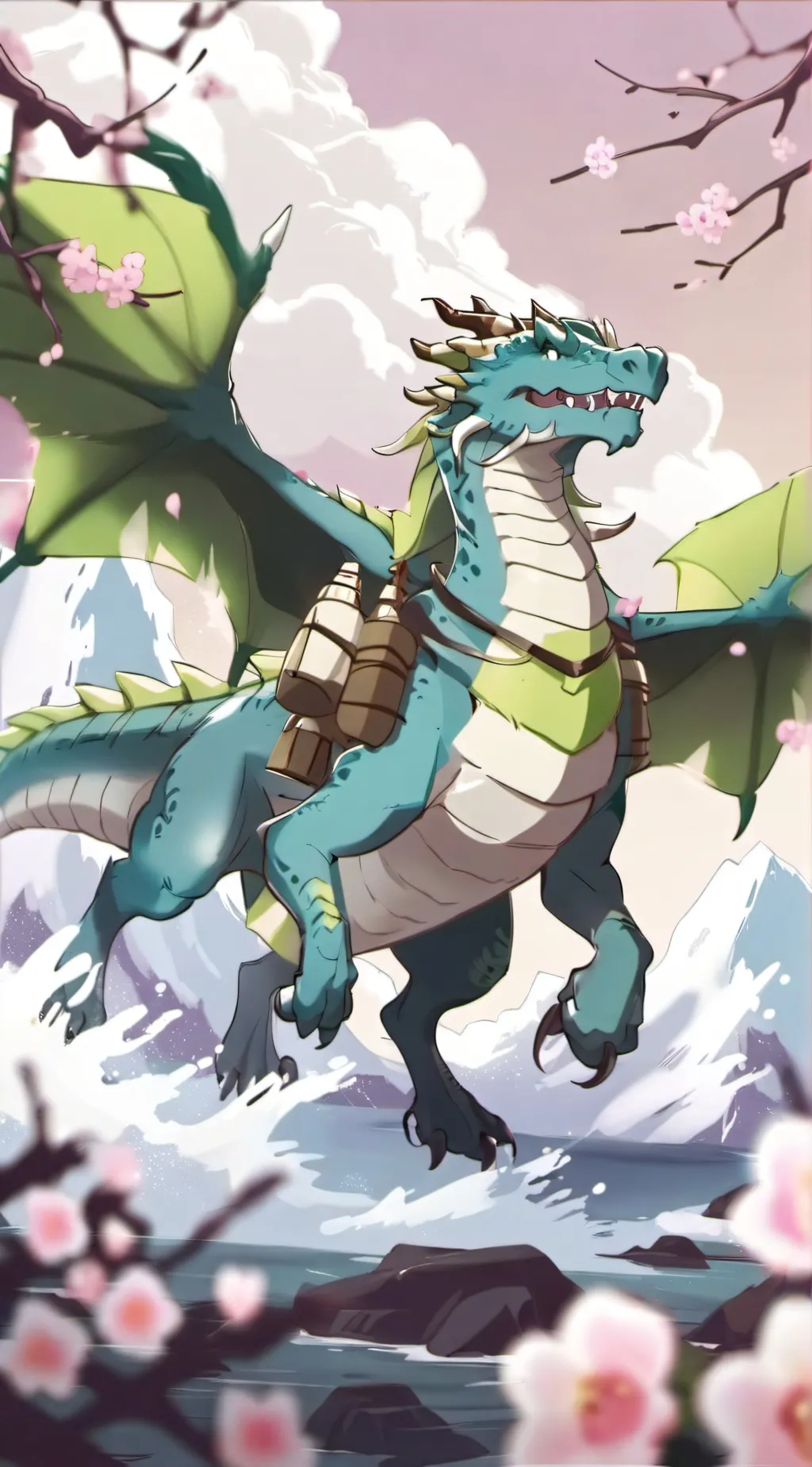 ai character: skyline background