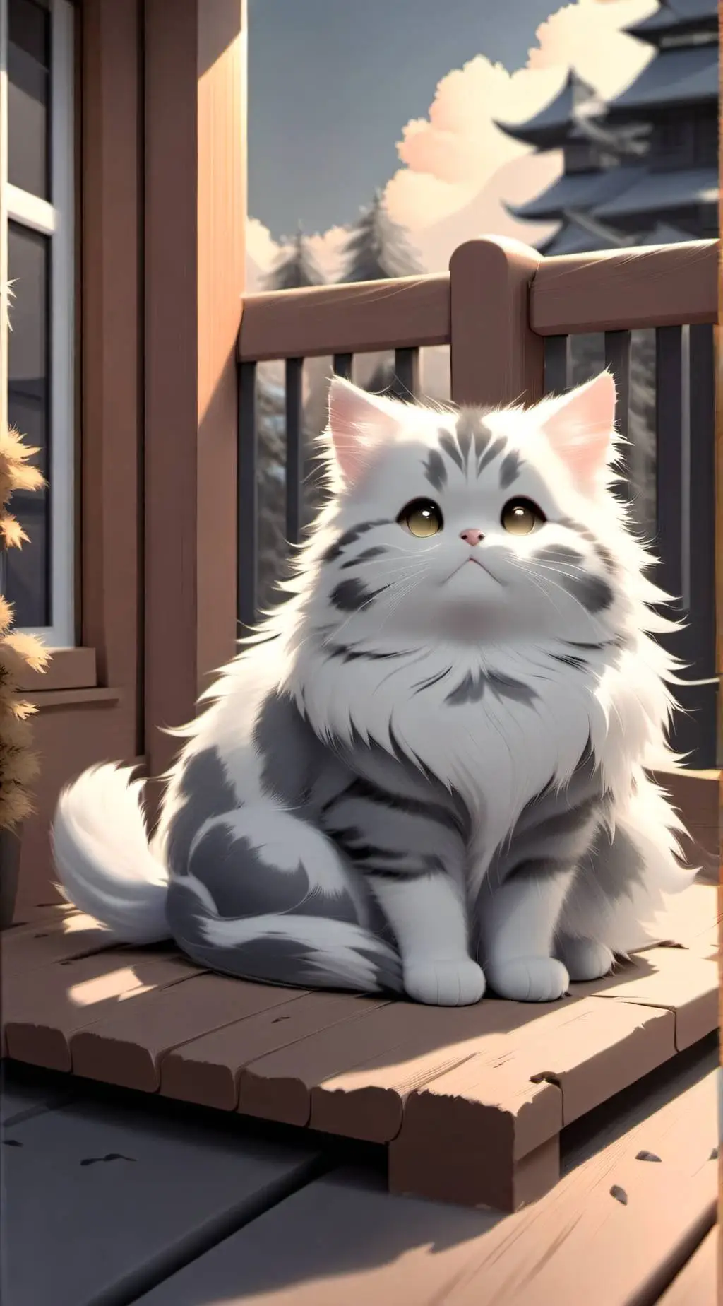 ai character: Kitten background