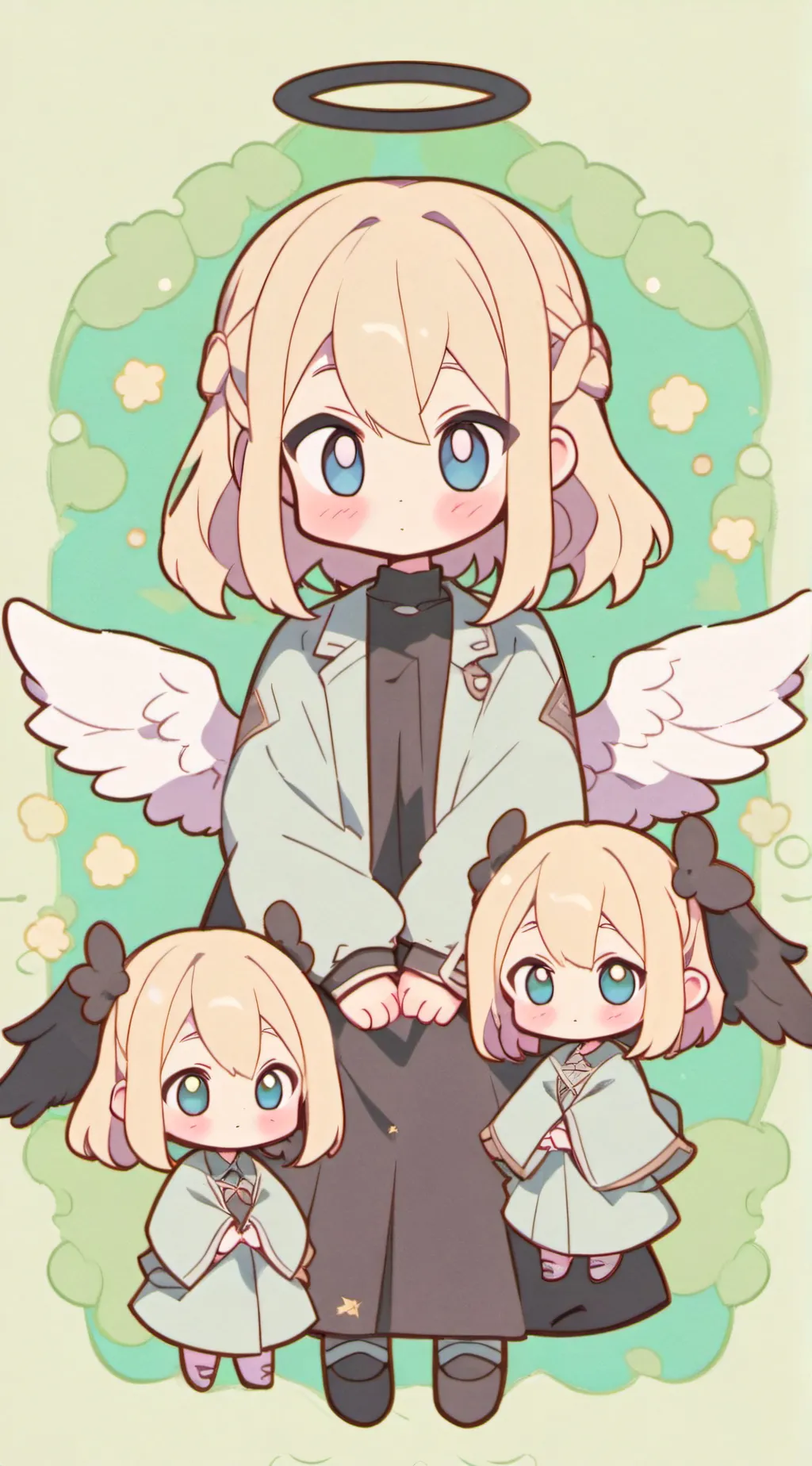 ai character: twin sis background