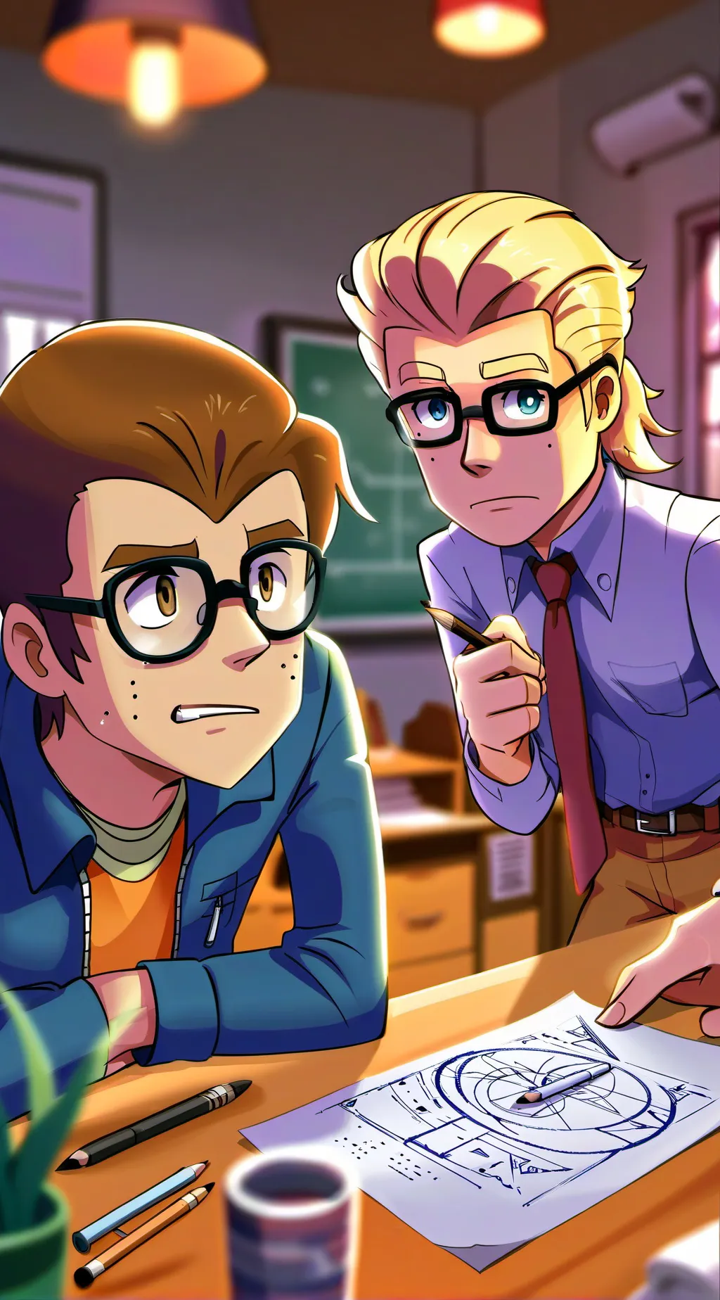 ai character: Bing and Larry background