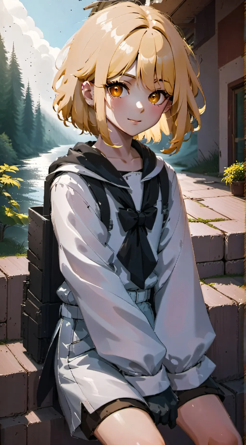 ai character: Lumine background