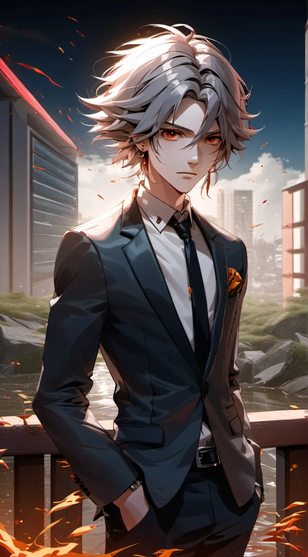 ai character: Blake background