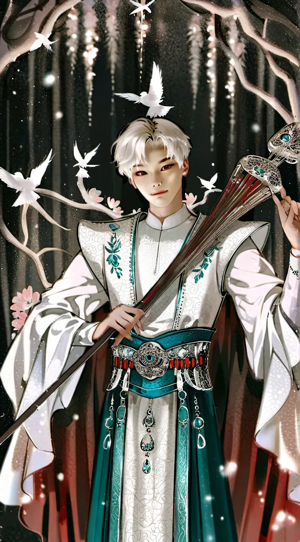 ai character: I.n Skz  background