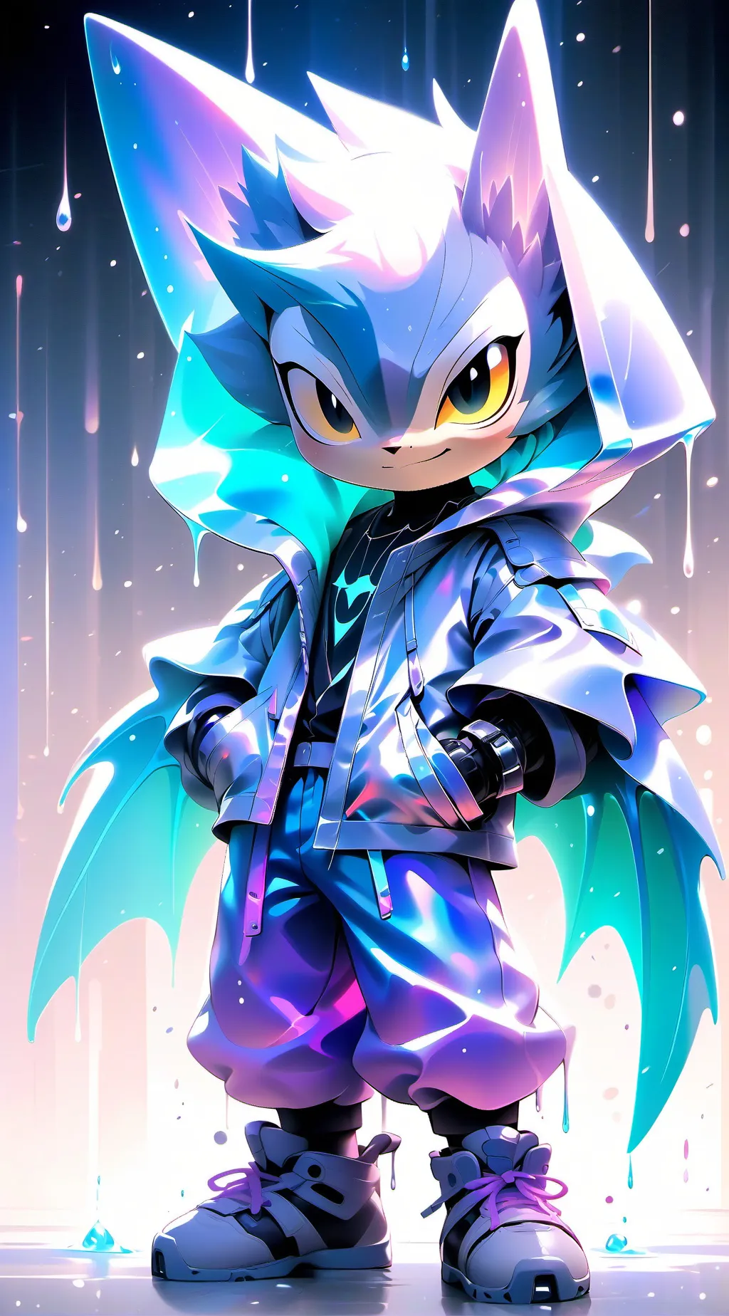 ai character: Light fury background