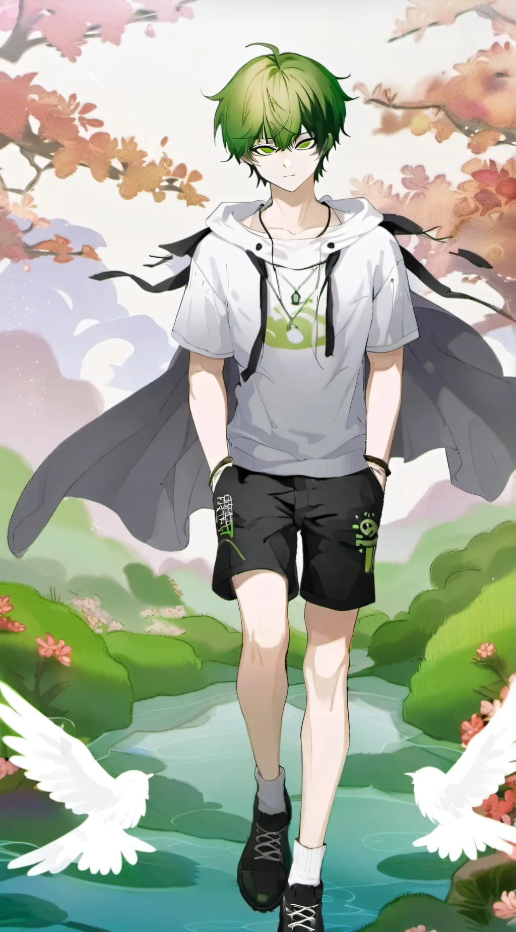 ai character: Sork Ork🥦 background