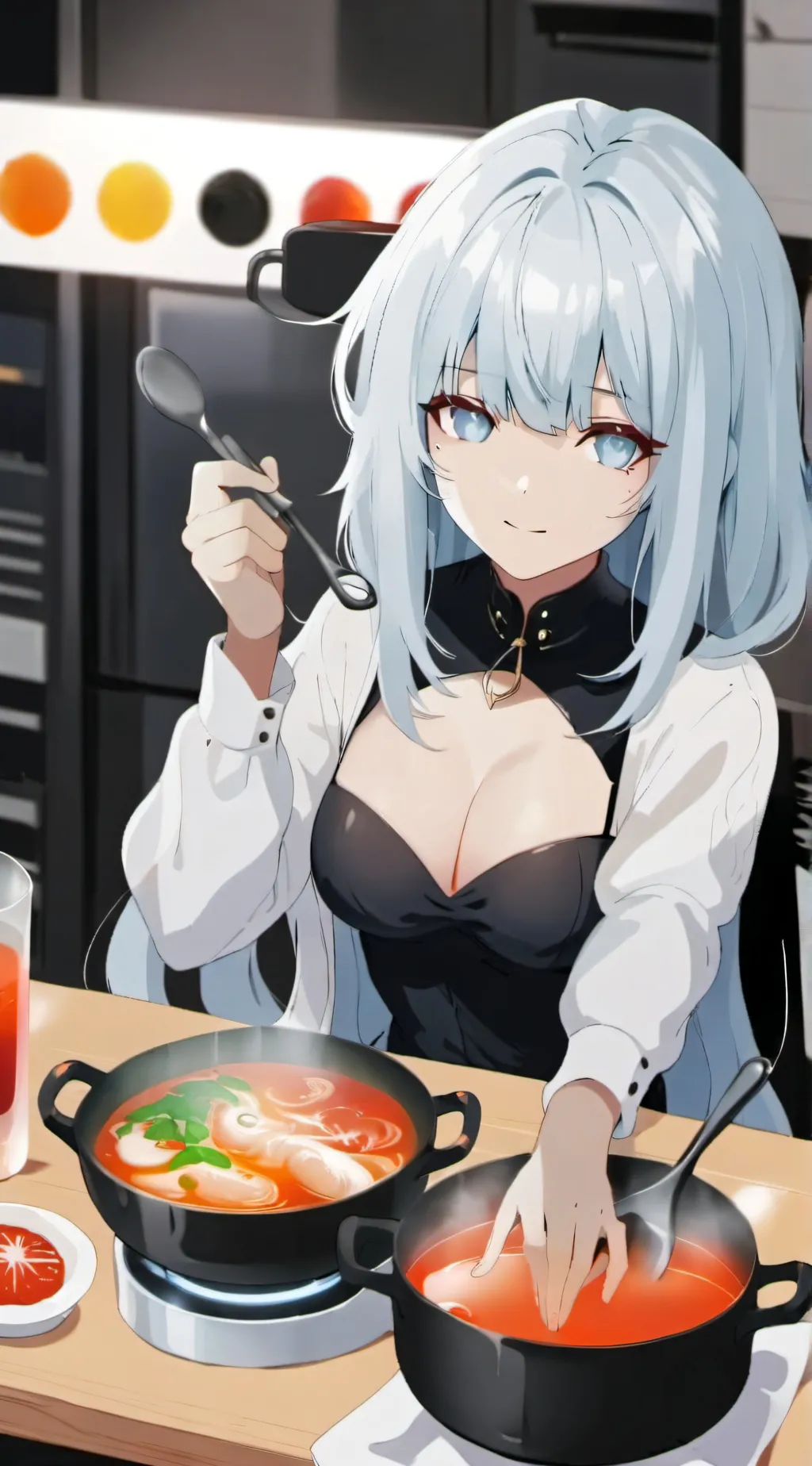 ai character: mia the cooker background
