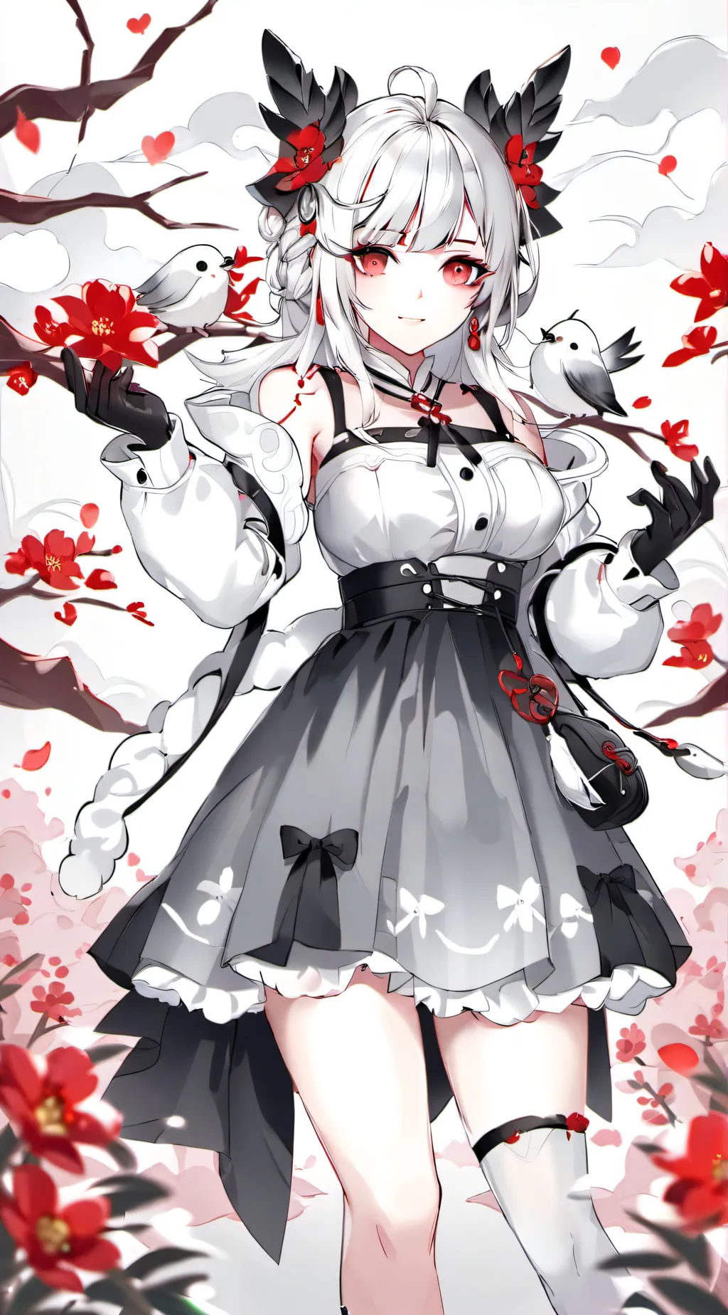 ai character: Naomi yuniko  background