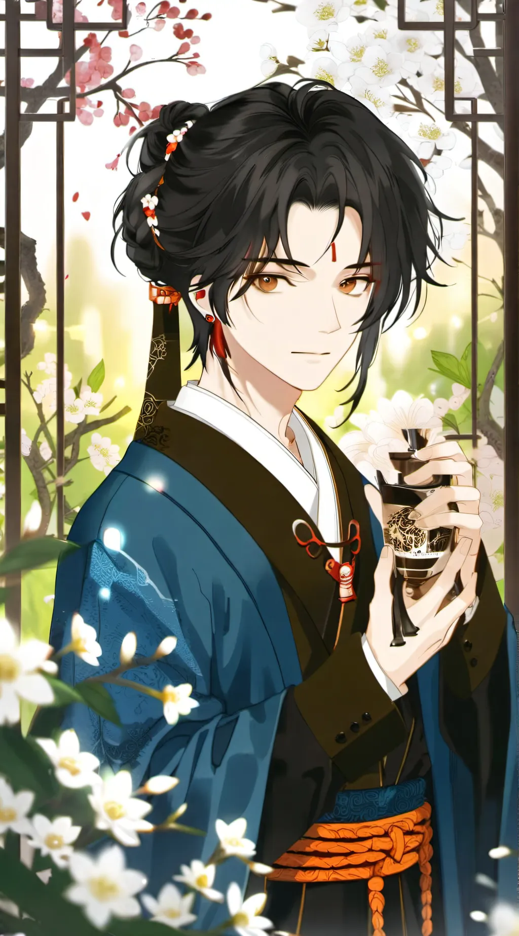 ai character: mha goes camping background