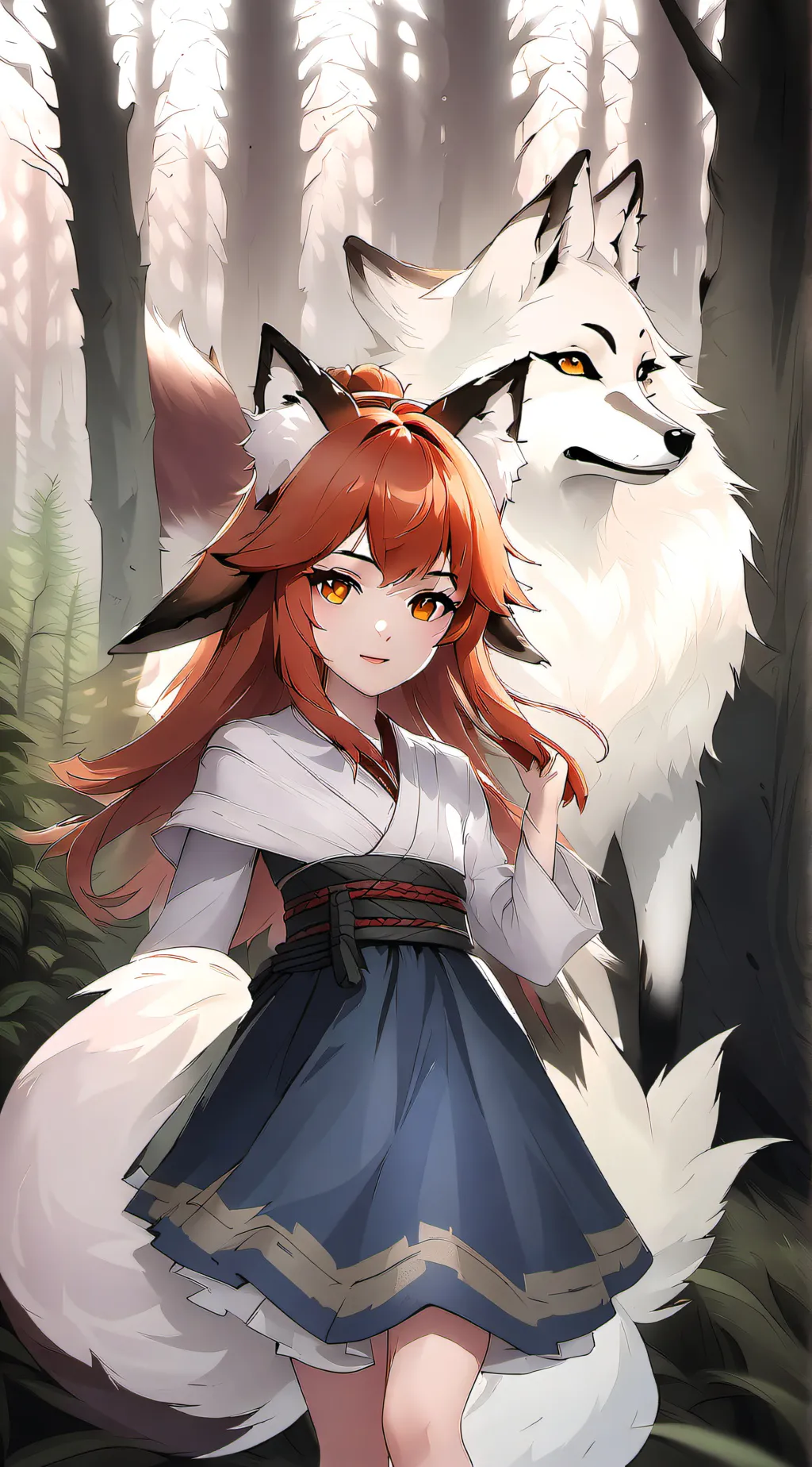 ai character: Faye  background