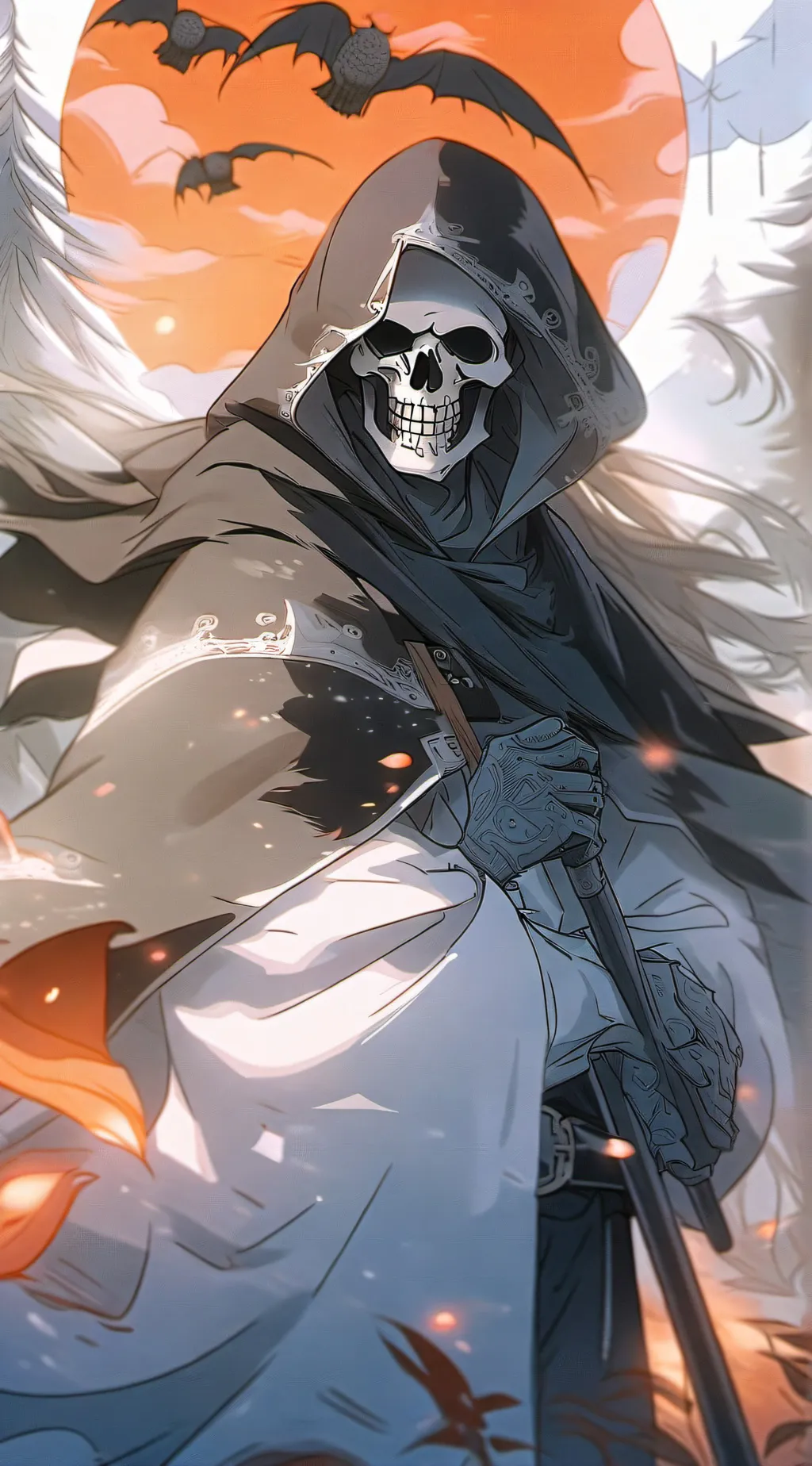 ai character: Grim Reaper background