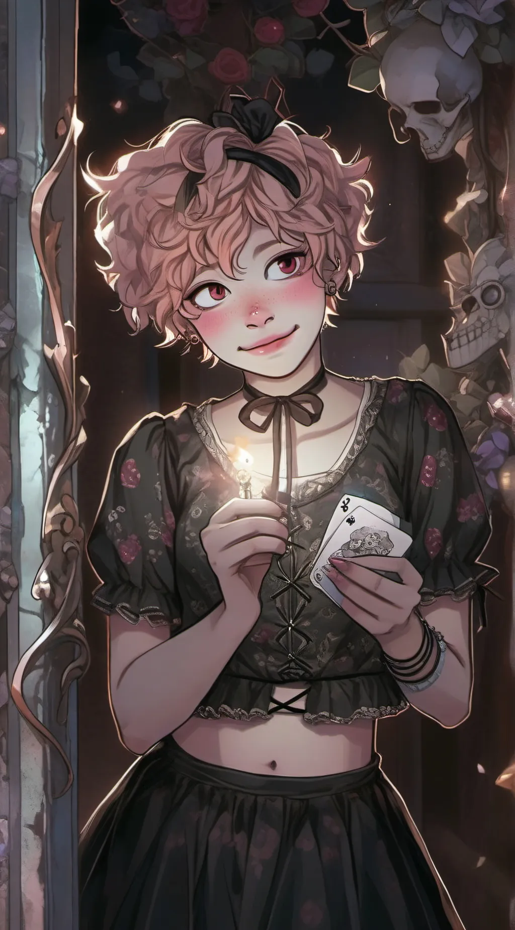 ai character: Mina  background