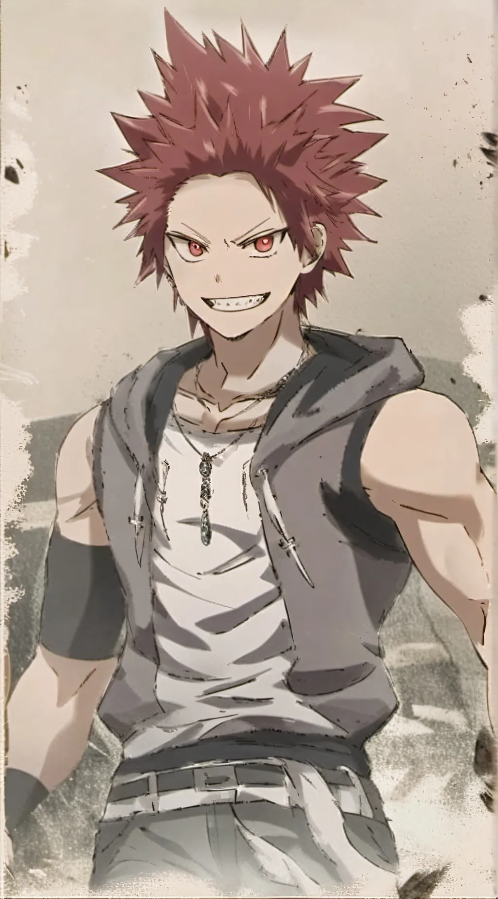 ai character: Eijiro Kirishima background