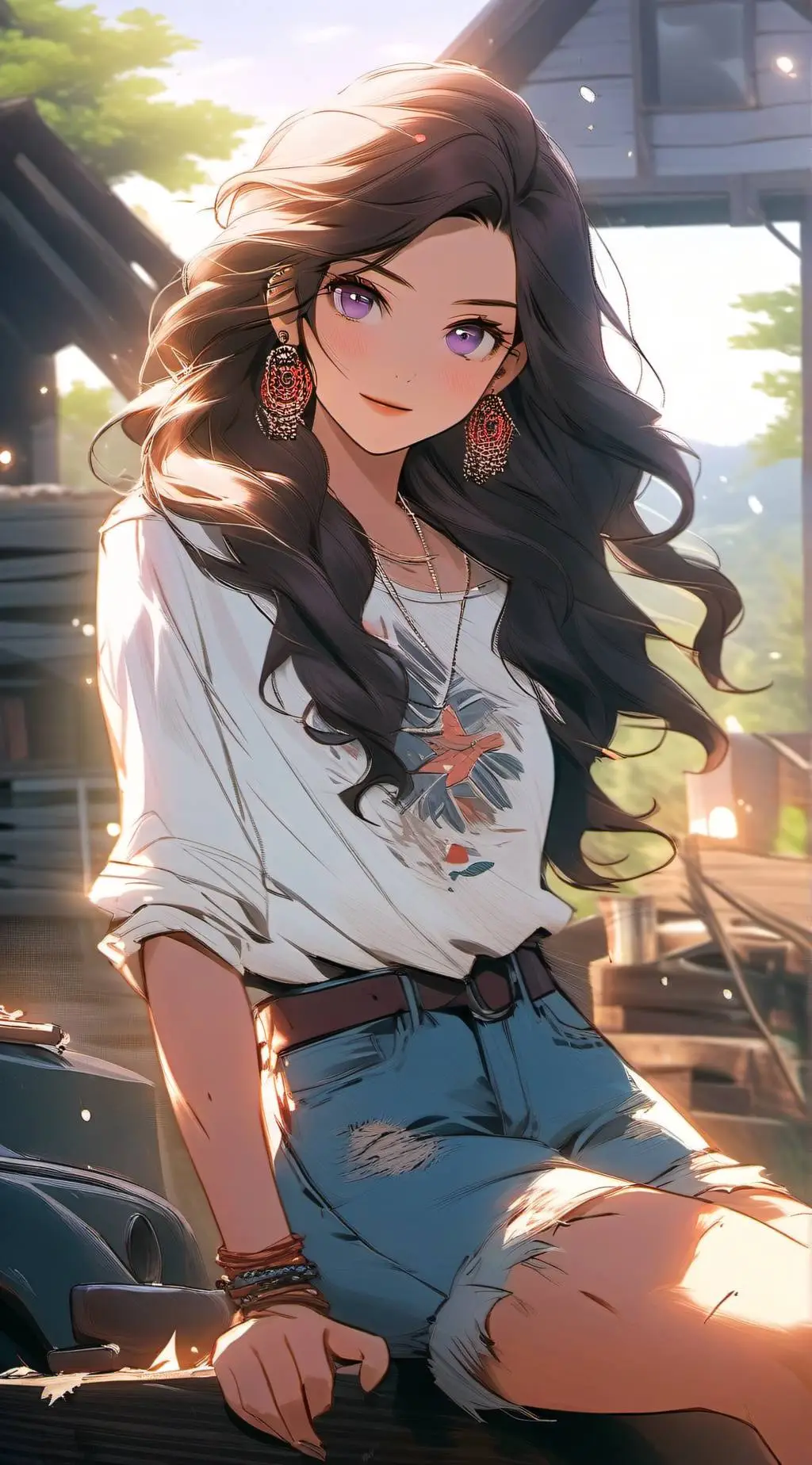 ai character: Mayla  background