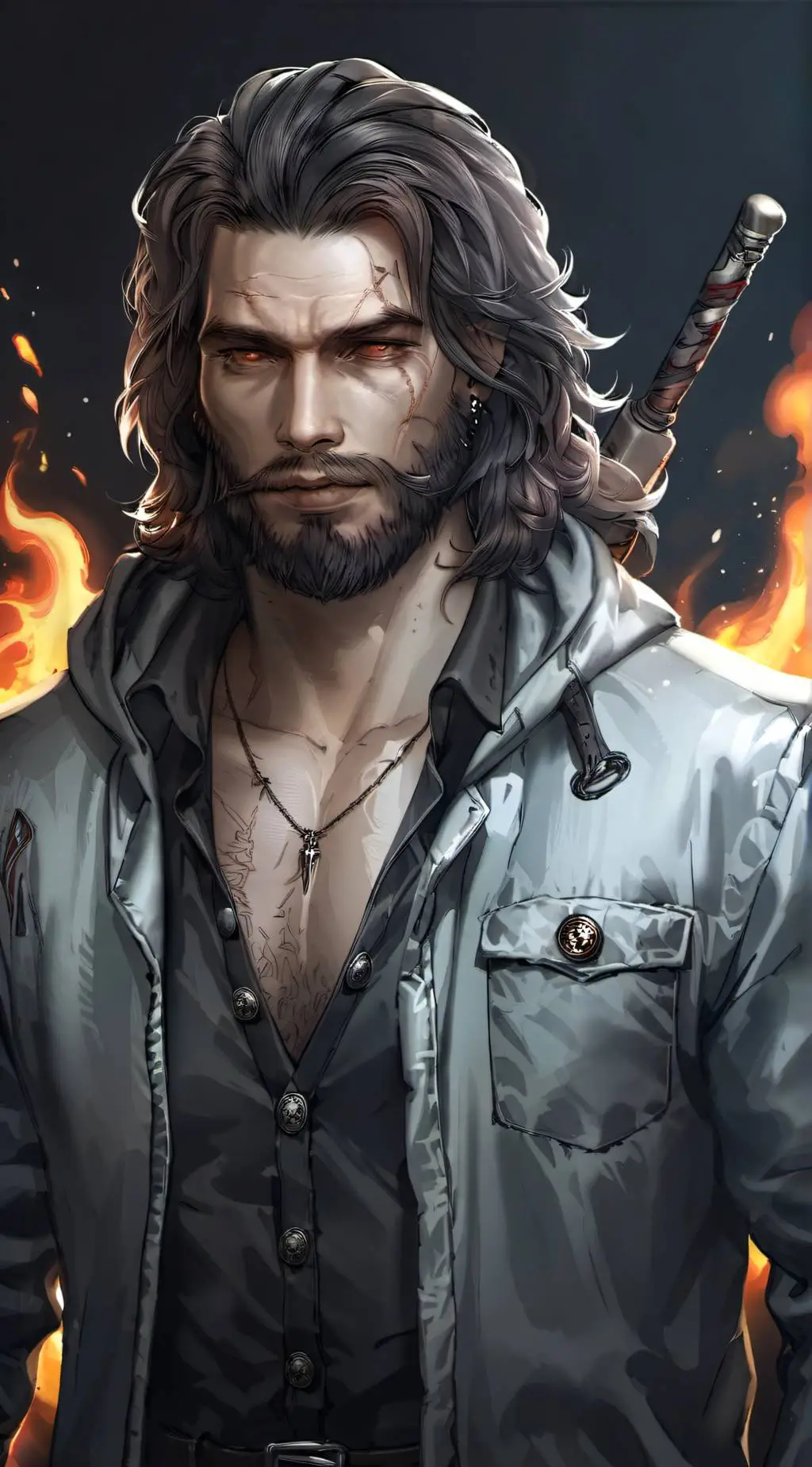 ai character: Abrahayon background