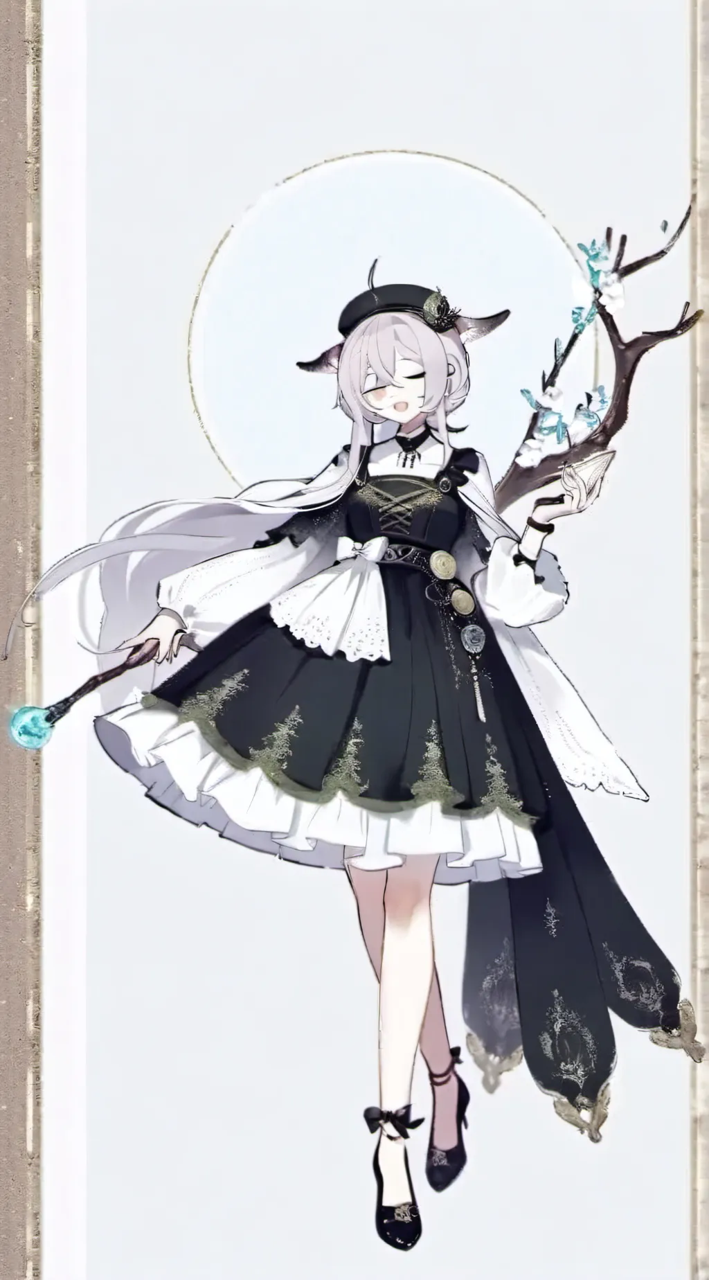 ai character: fpe miss huroko:3 background