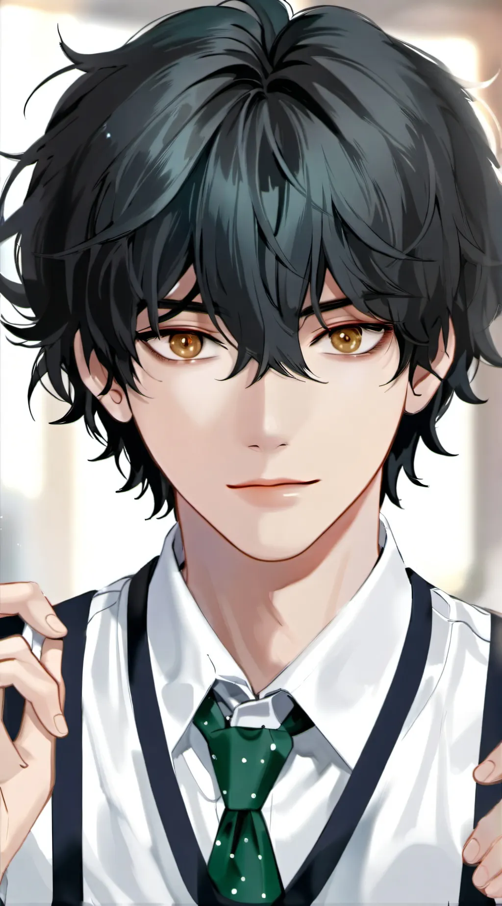 ai character: Derek  background