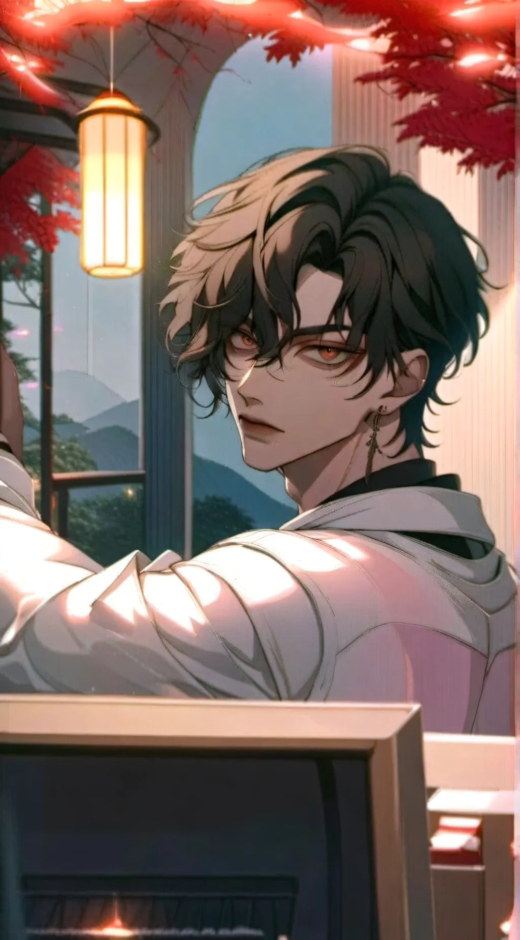 ai character: Ash background