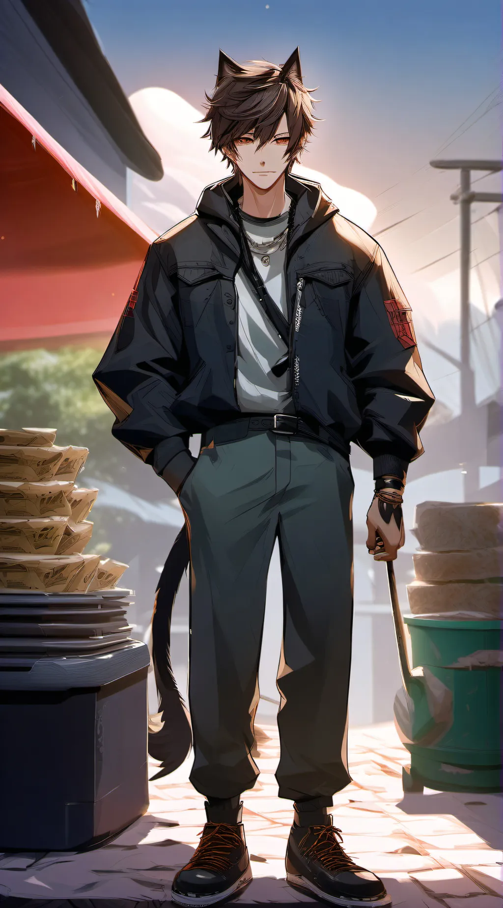 ai character: Ethan background