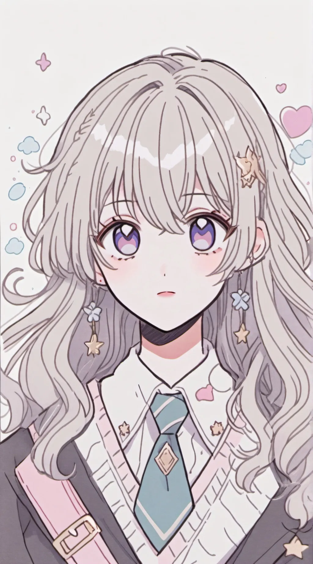 ai character: my hero academia.  background