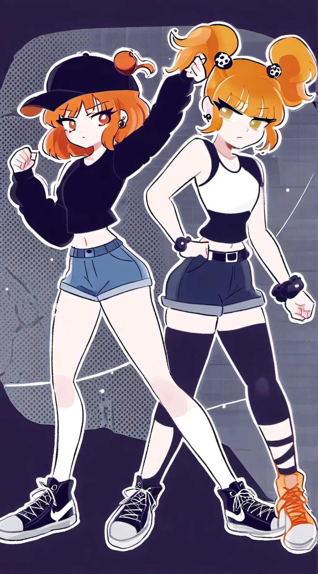 ai character: New girl VS Y/N background