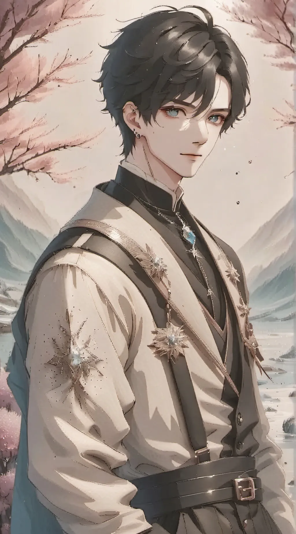 ai character: prince akaria  background